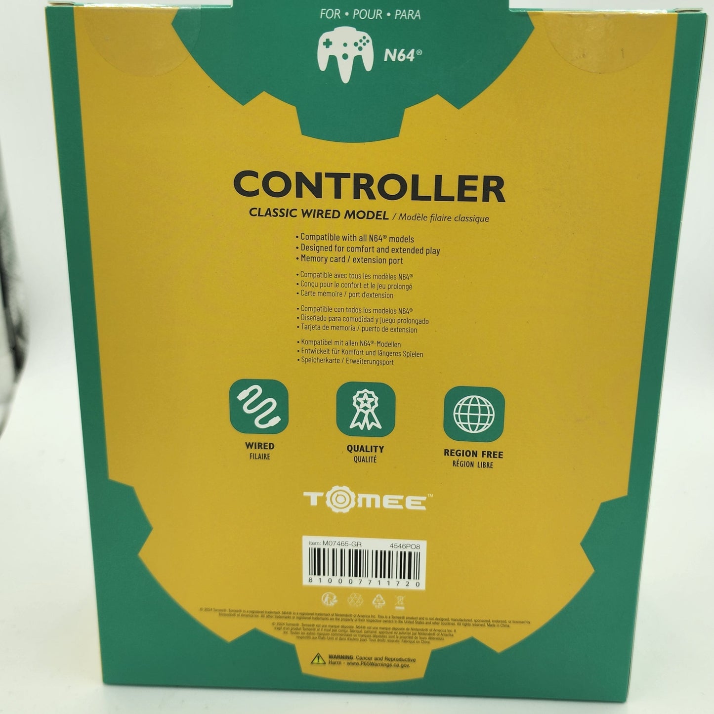 N64: Wired Controller (Gray)