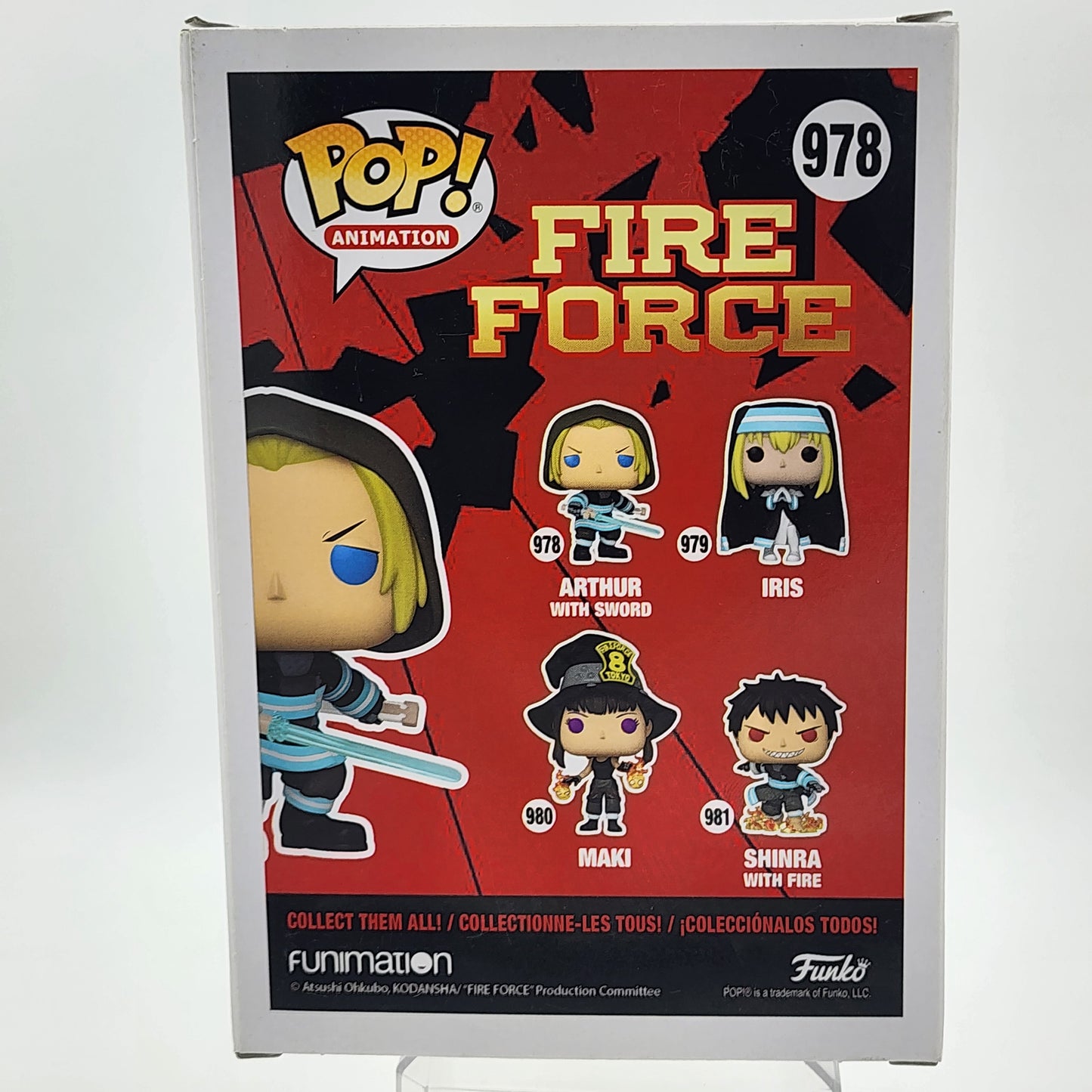 Funko Pop - Fire Force: Arthur with Sword #978