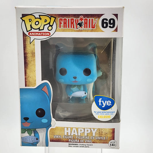 Funko Pop- Fairytail: Happy (Flocked) #69