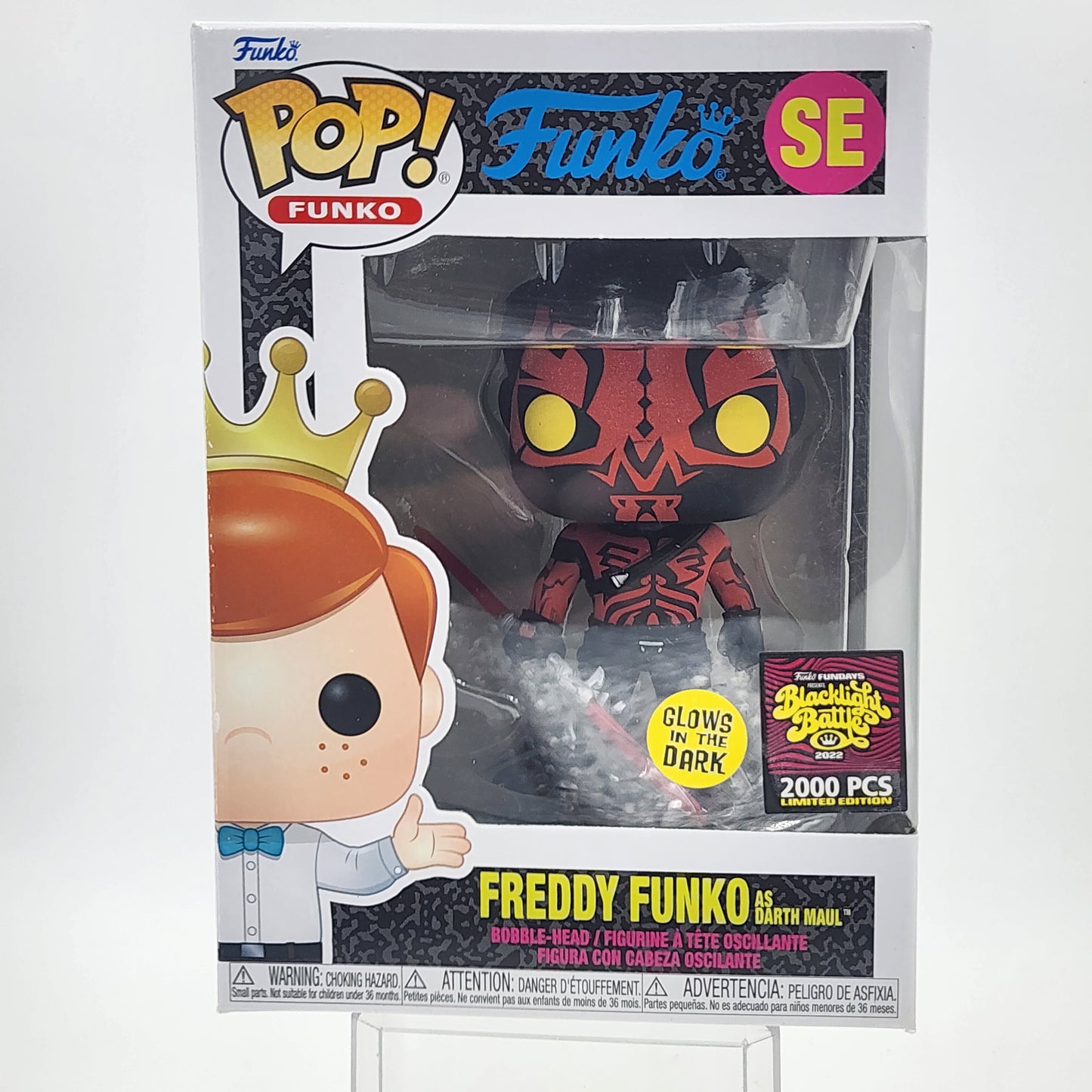Funko Pop - Freddy Funko as Darth Maul (Glow) (2000 PCS) #SE