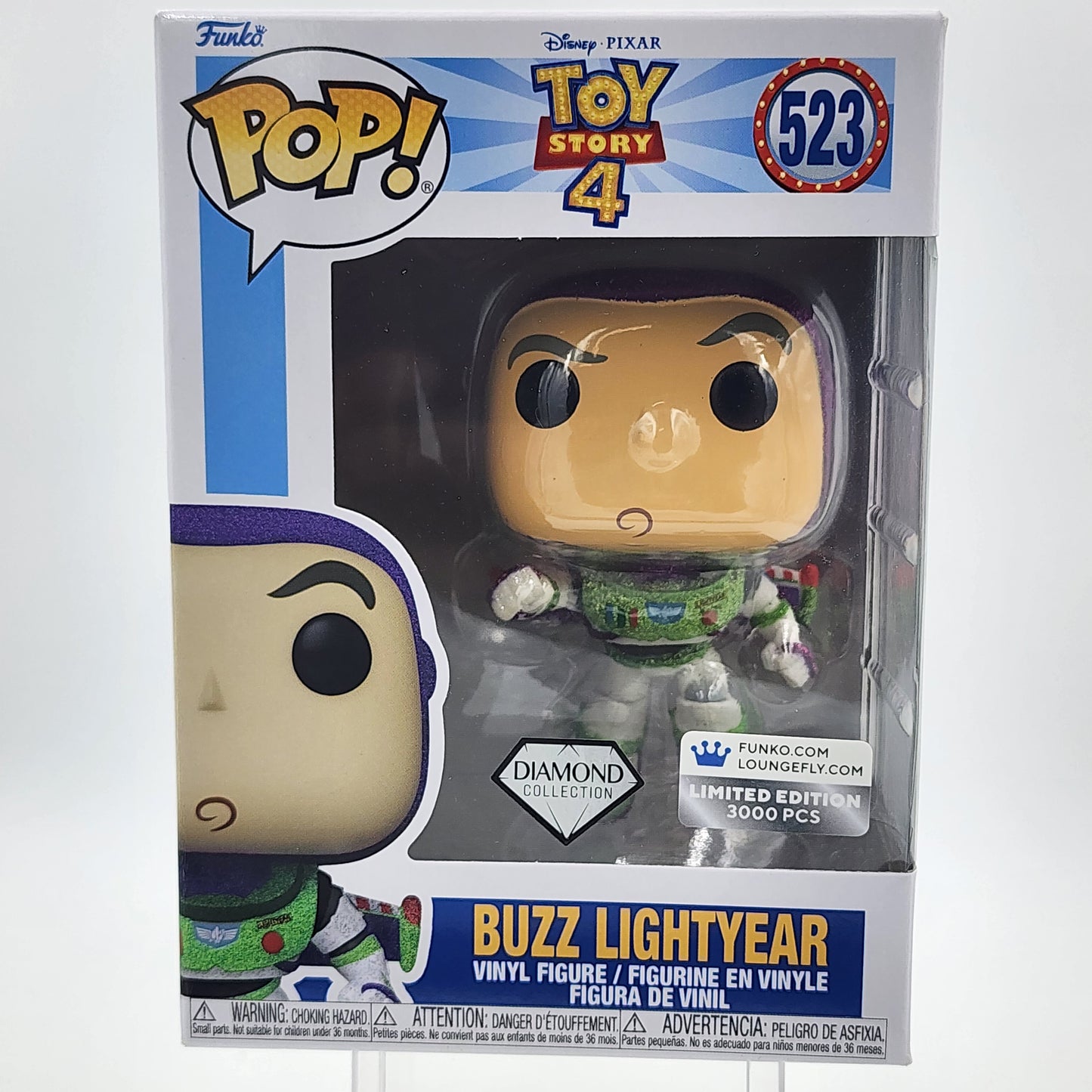 Funko Pop - Toy Story 4: Buzz Lightyear (Diamond) ( 3000 PCS) #523 (Loungefly)