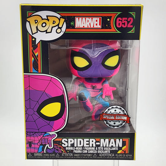 Funko Pop - Spider-Man (Black Light) (Special Edition) #652