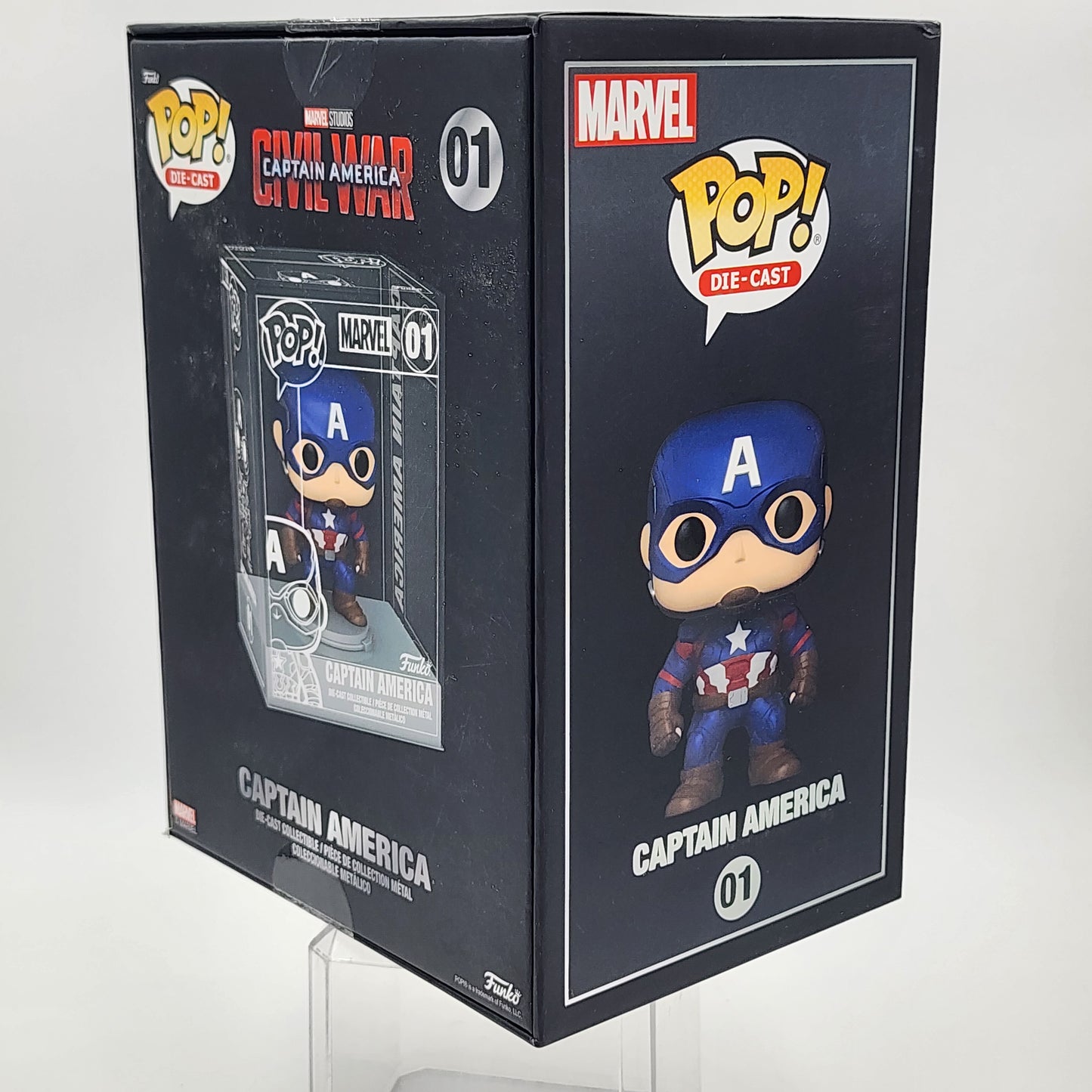 Funko Pop - Civil War: Captain America (Die Cast) (Summer) #01
