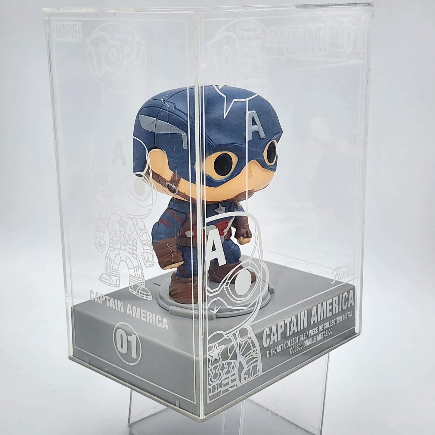 Funko Pop - Civil War: Captain America (Die Cast) (Summer) #01