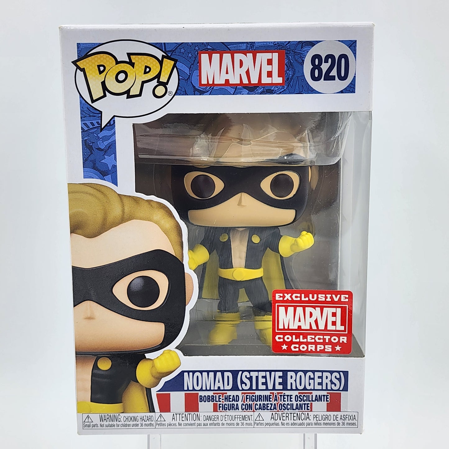 Funko Pop - Marvel: Nomad (Steve Rodgers) (Collector Corp) #820