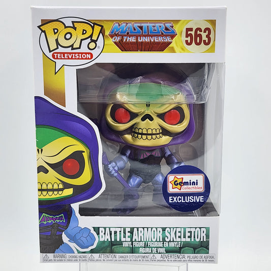 Funko Pop - Battle Armor Skeletor (Metallic) #563 (Gemini Exclusive)