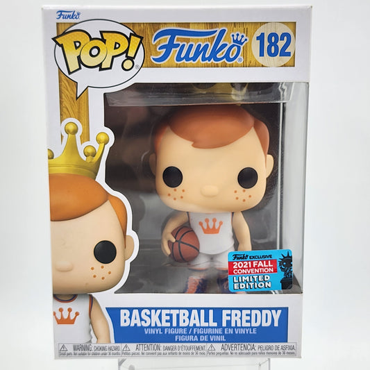 Funko Pop - Basketball Freddy (White Jersey) #182 (Fall Conv.)