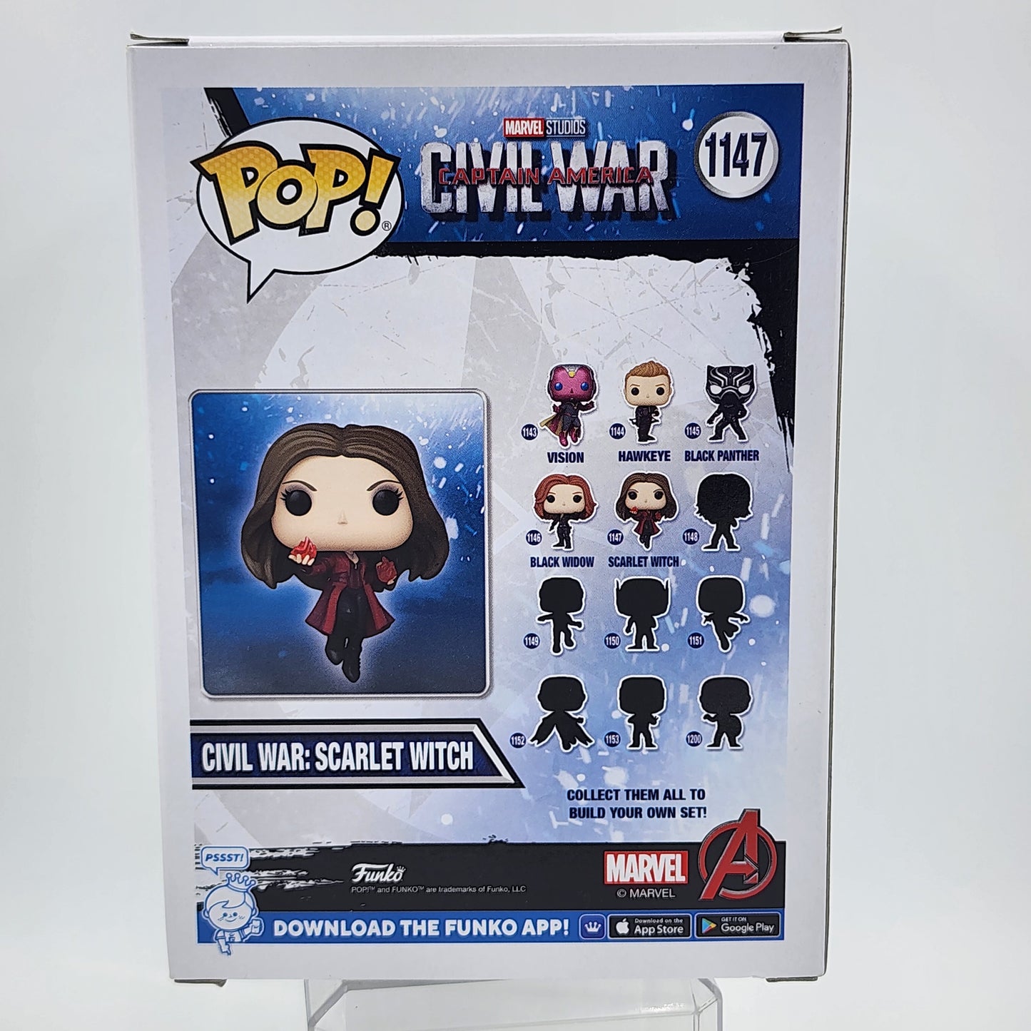 Funko Pop - Captain America Civil War: Civil War: Scarlet Witch #1147