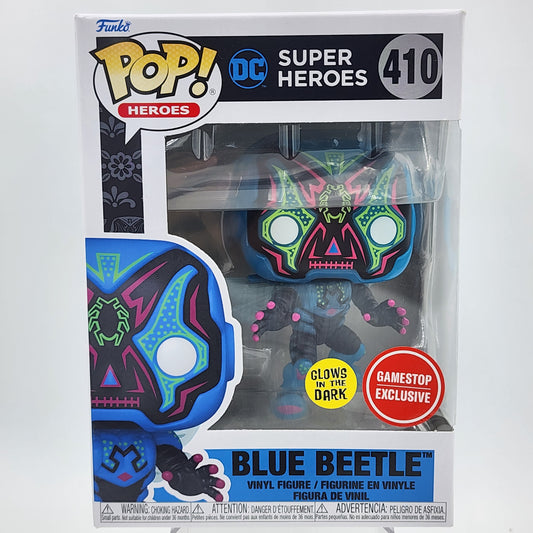 Funko Pop - DC Super Heroes: Blue Beetle (Glow) #410