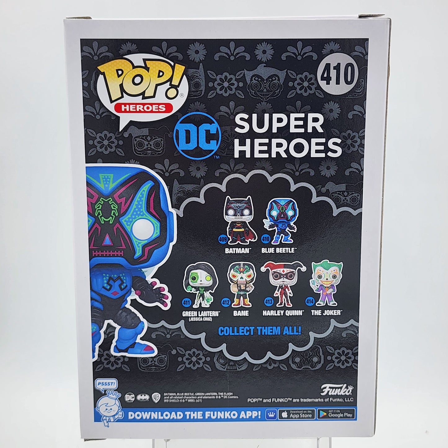 Funko Pop - DC Super Heroes: Blue Beetle (Glow) #410
