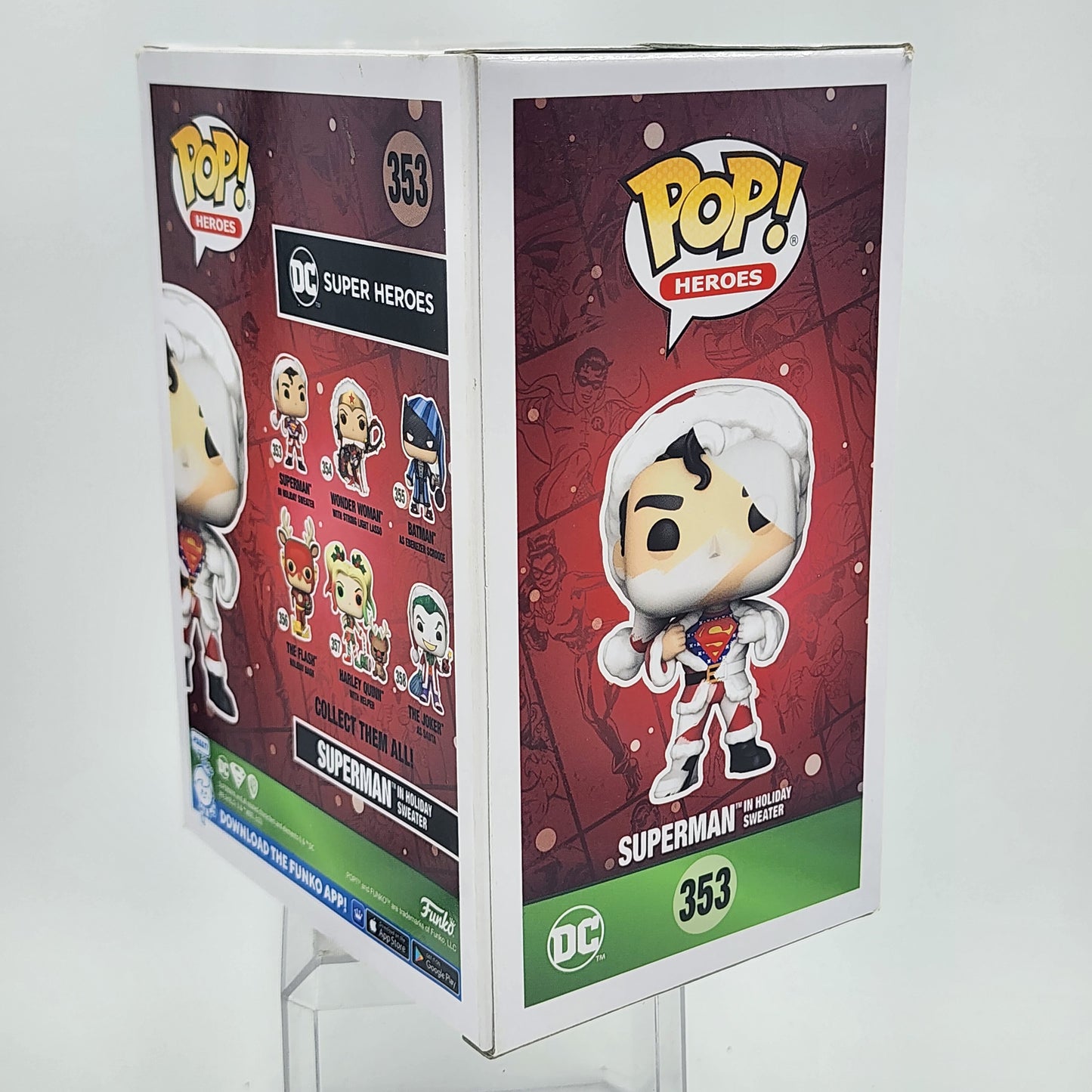 Funko Pop - DC Super Heroes: Superman in Holiday Sweater (DIY) #353