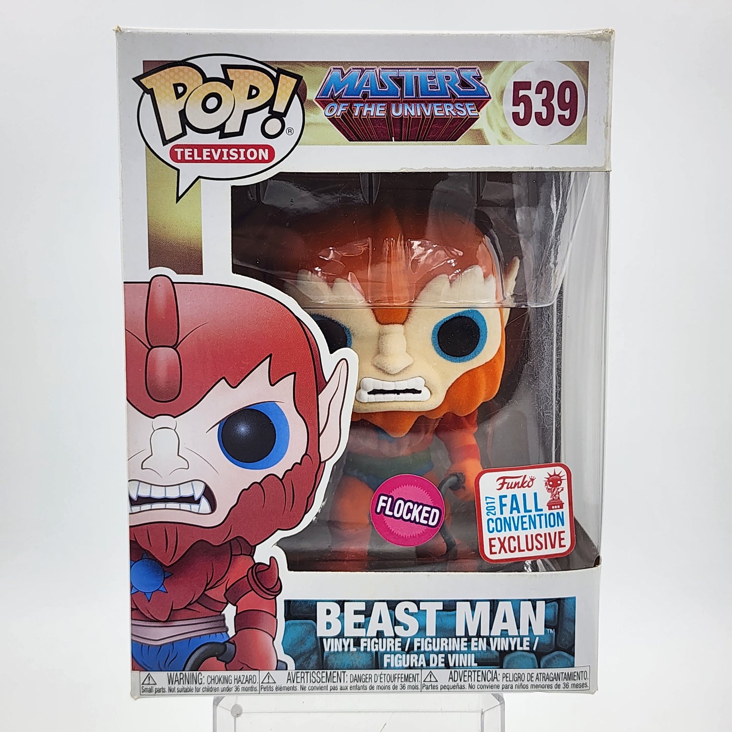 Funko Pop - Masters of the Universe: Beast Man (Flocked) #539 (Fall Conv.)