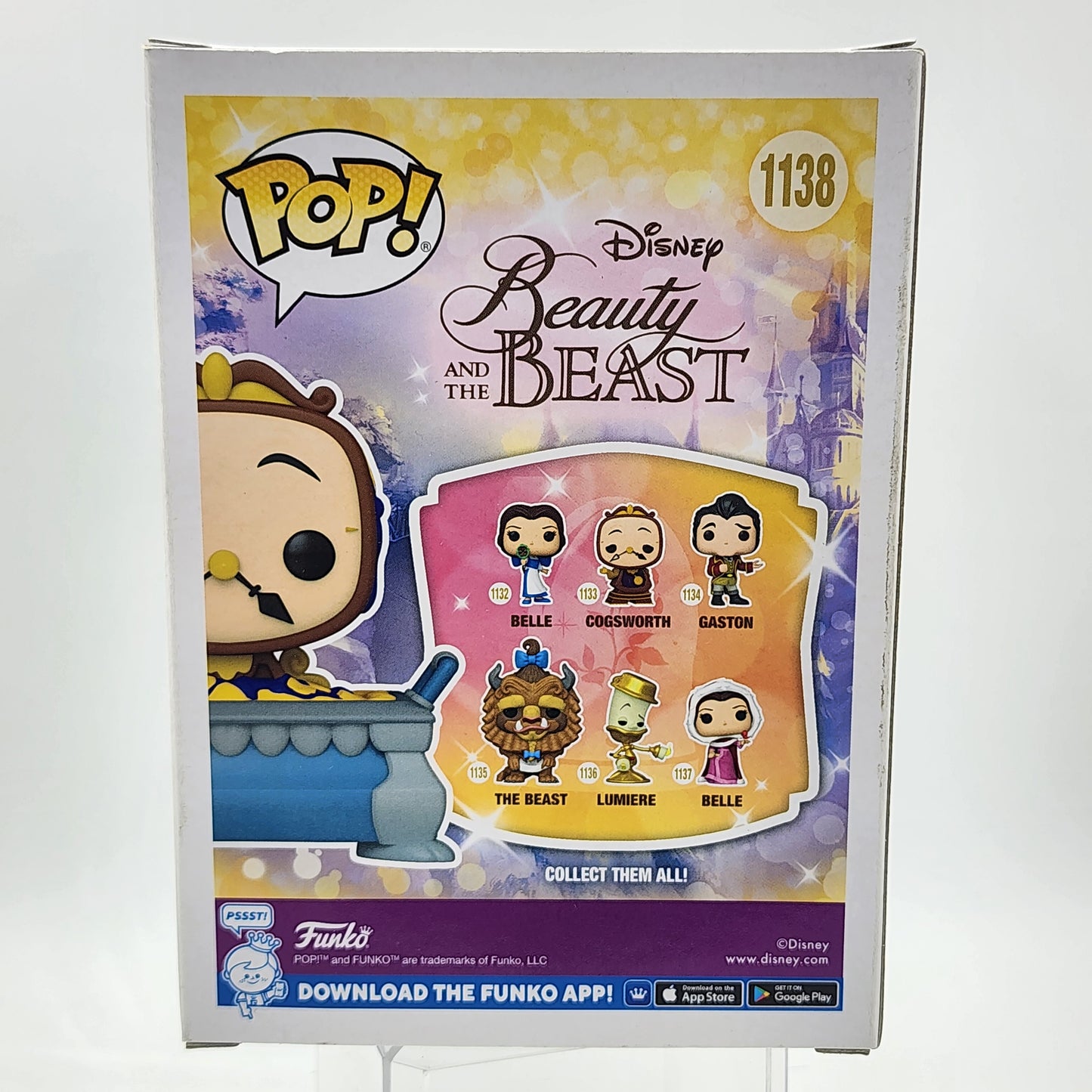 Funko Pop - Beauty and the Beast: Cogsworth #1138