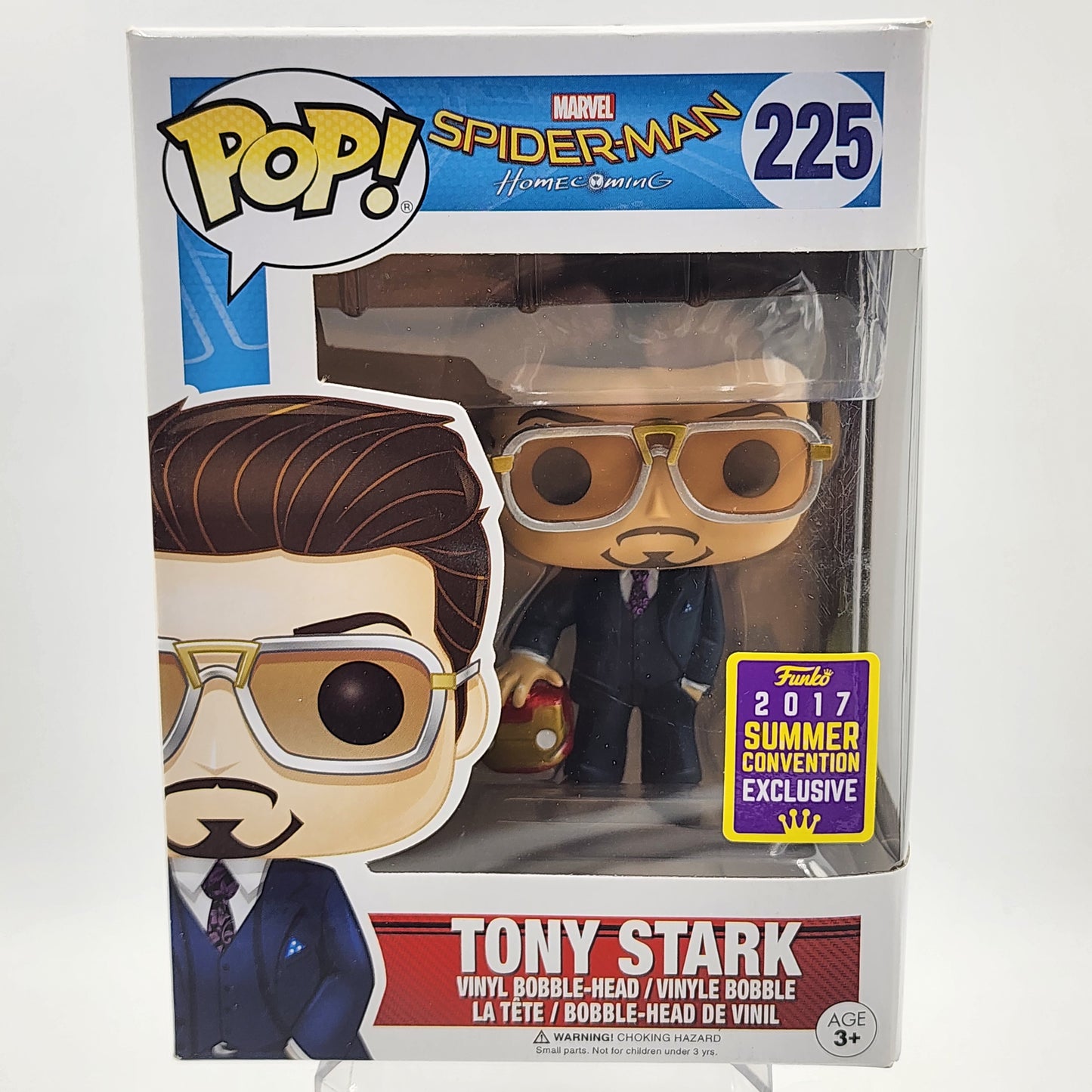 Funko Pop - Spider-Man Home Coming: Tony Stark #225 (Summer Conv.)