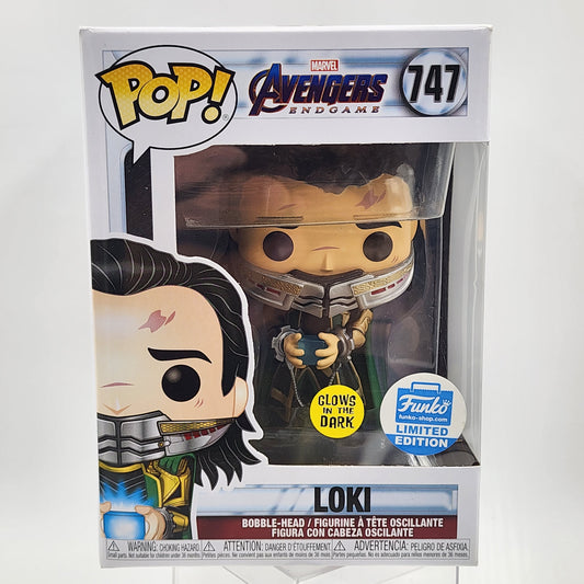 Funko Pop - Avengers Endgame: Loki w/ Tesseract (Glow) #747