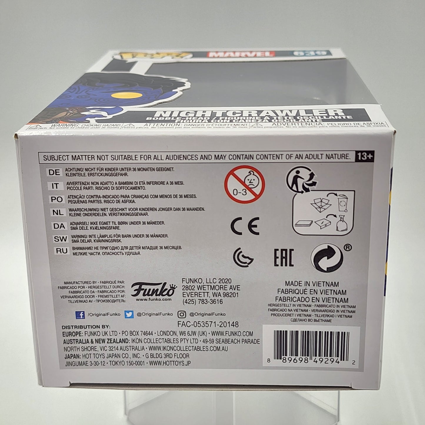 Funko Pop - Marvel: Nightcrawler #639