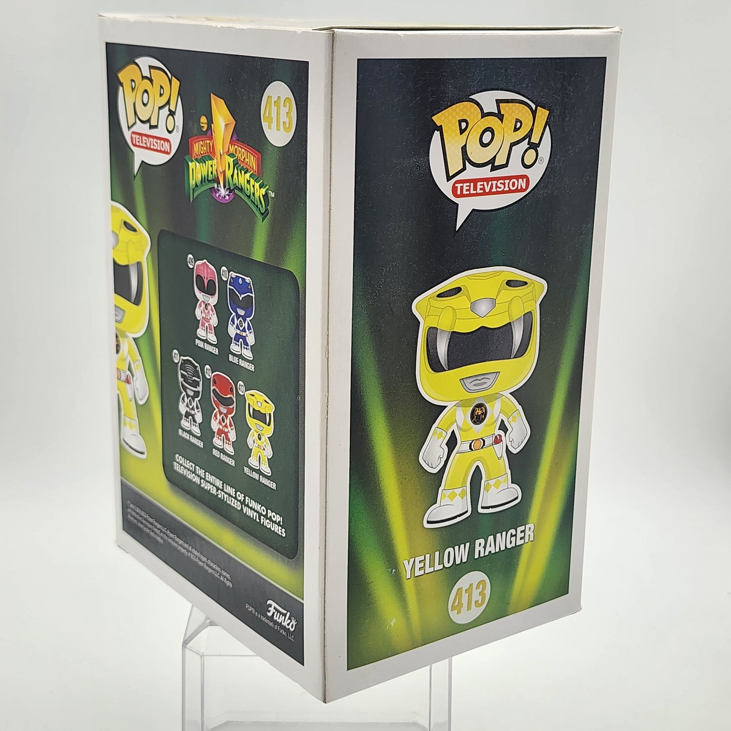 Funko Pop - Power Rangers: Yellow Ranger (Morphing)(Translucent) #413