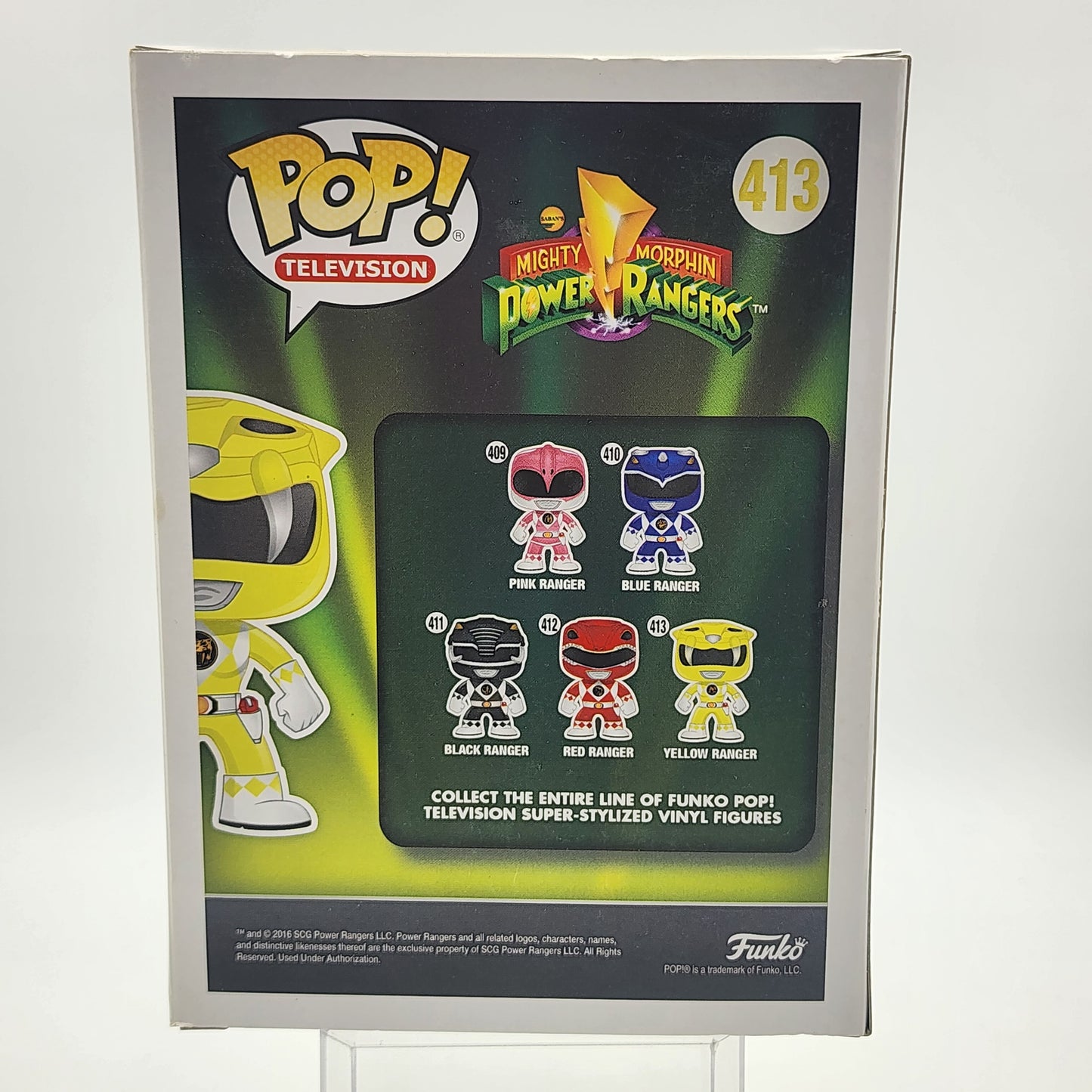 Funko Pop - Power Rangers: Yellow Ranger (Morphing)(Translucent) #413