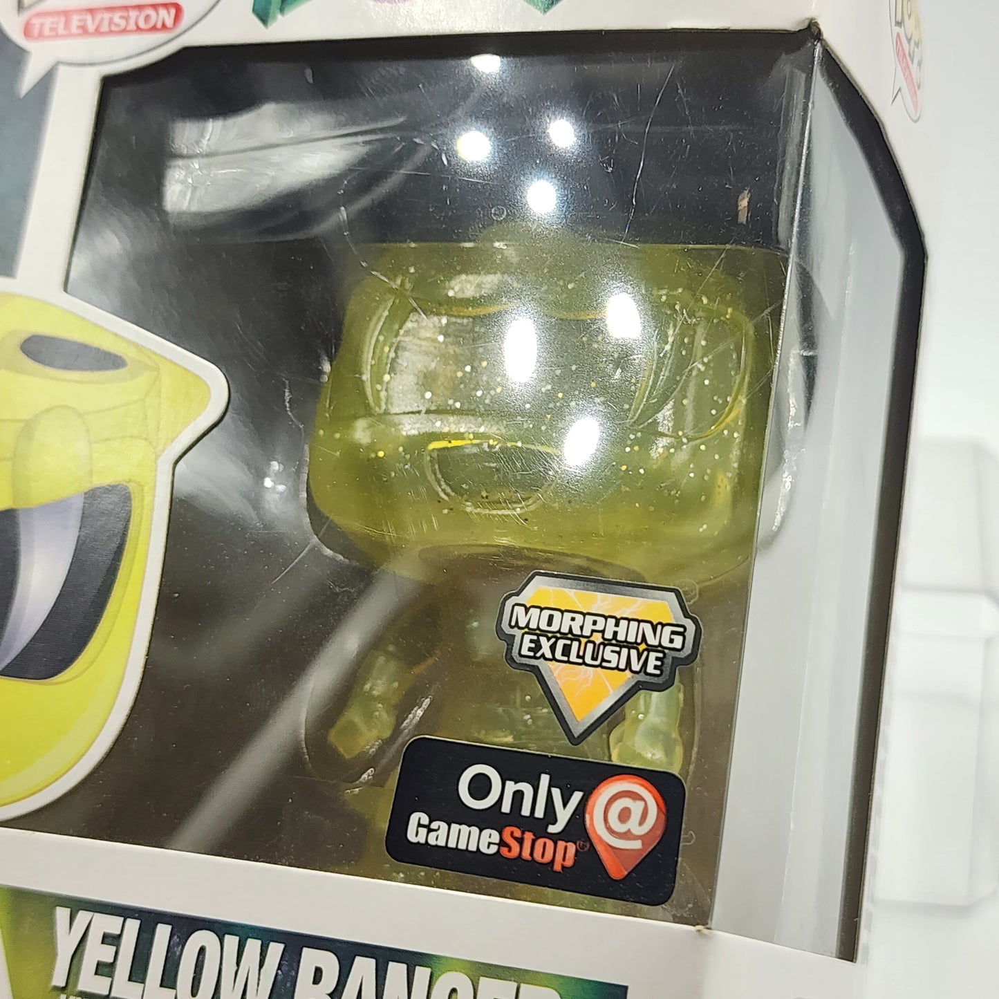 Funko Pop - Power Rangers: Yellow Ranger (Morphing)(Translucent) #413