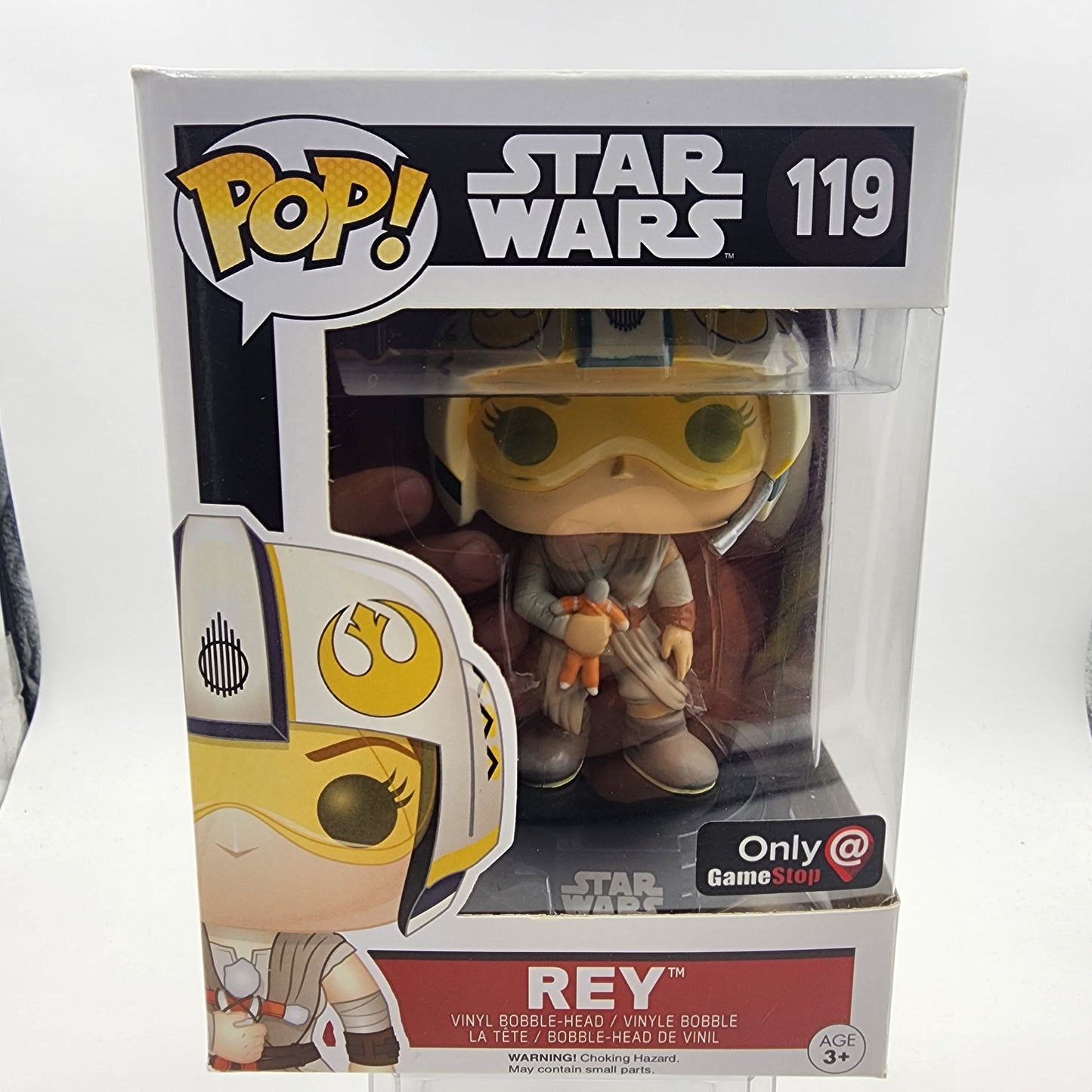 Funko Pop - Star Wars: Rey (w/ X-Wing Helmet) #119