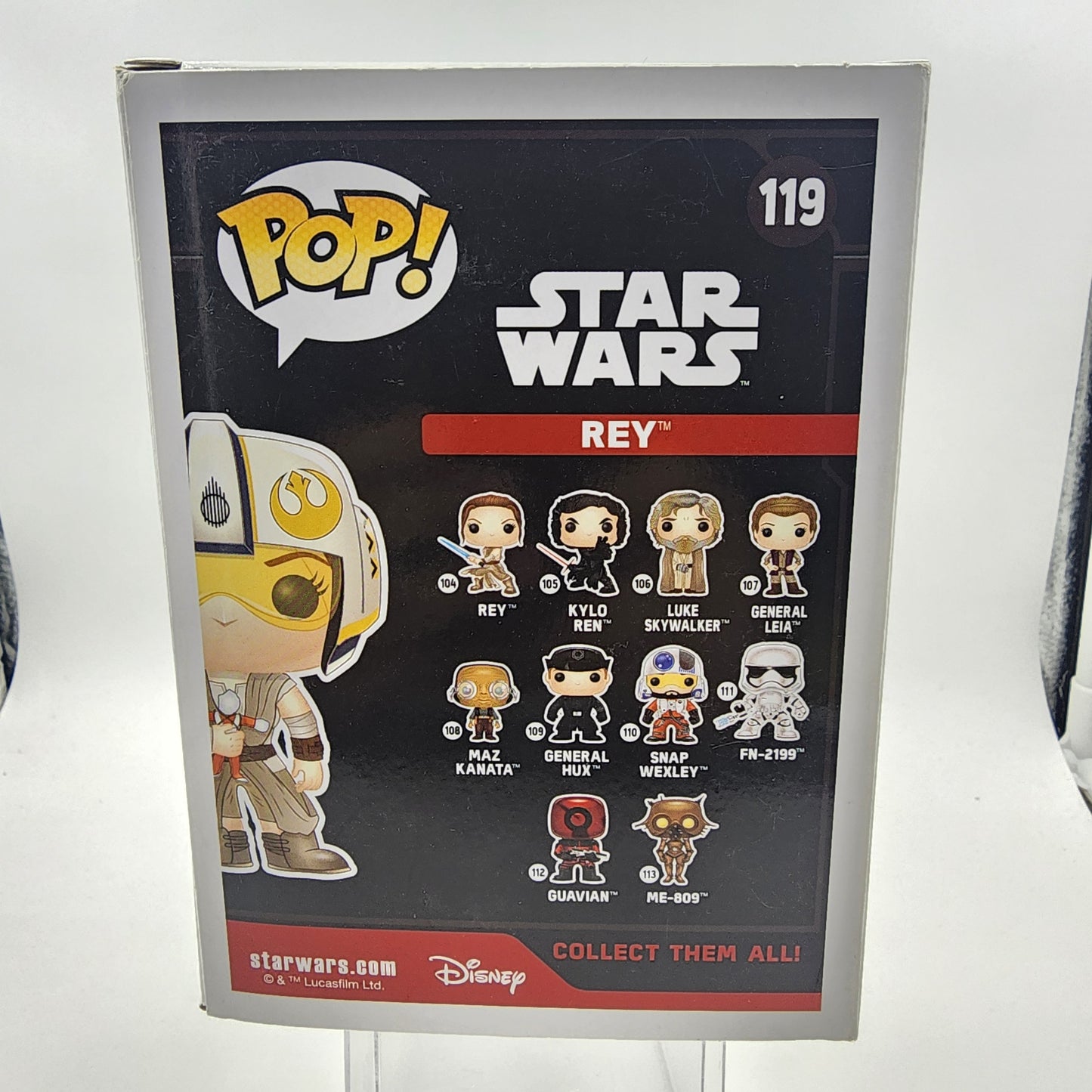 Funko Pop - Star Wars: Rey (w/ X-Wing Helmet) #119