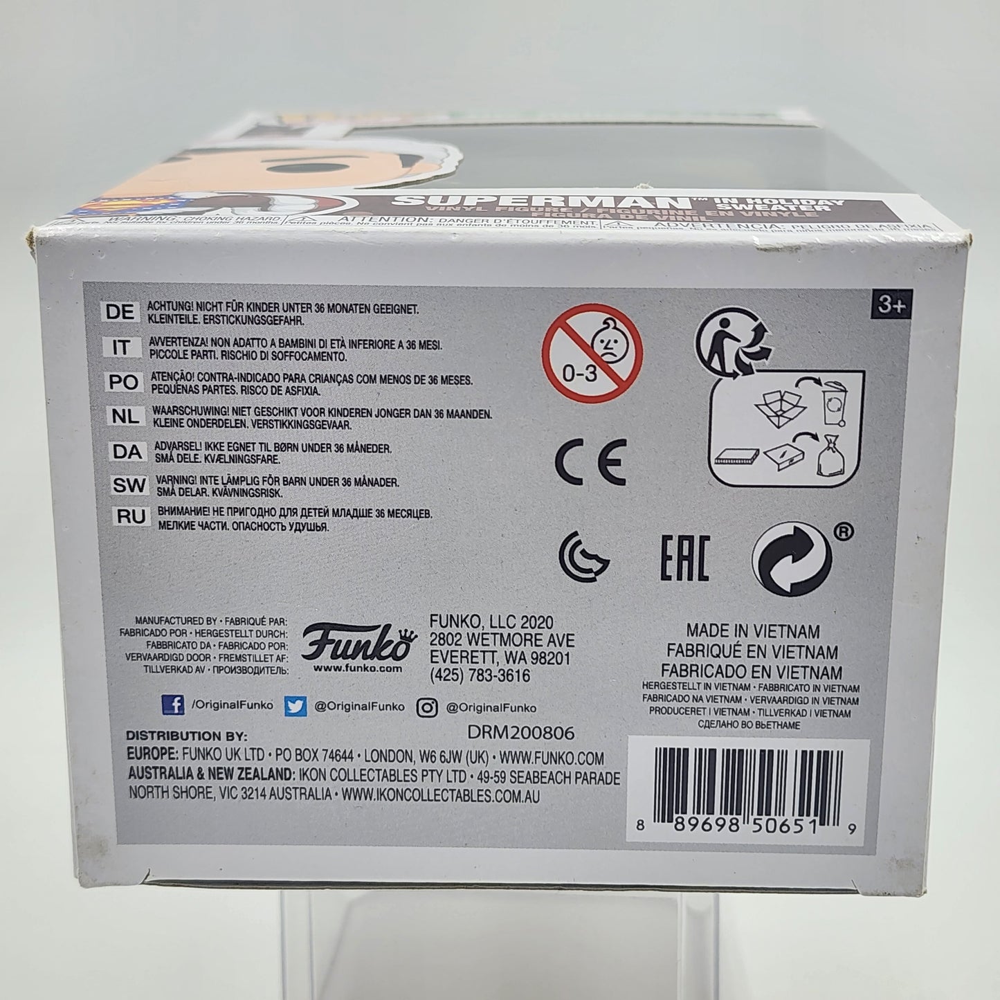 Funko Pop - DC Super Heroes: Superman in Holiday Sweater #353