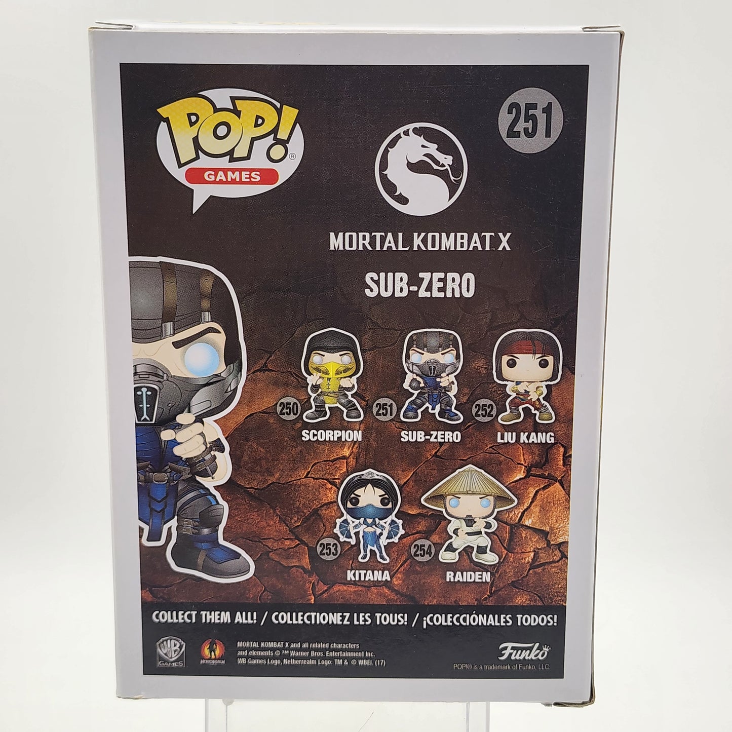 Funko Pop - Mortal Kombat X: Sub-Zero (Ice Ball) (Chase) #251