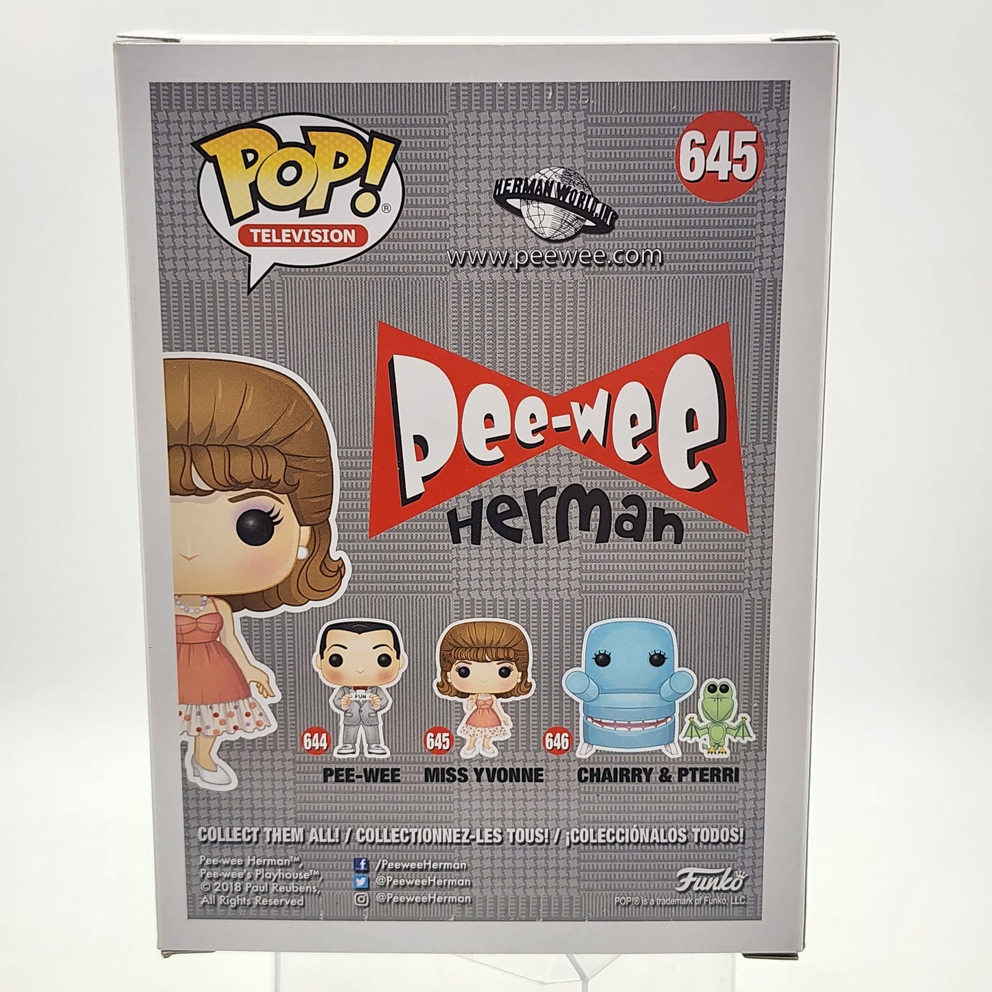 Funko Pop- Pee-Wee: Miss Yvonne #645