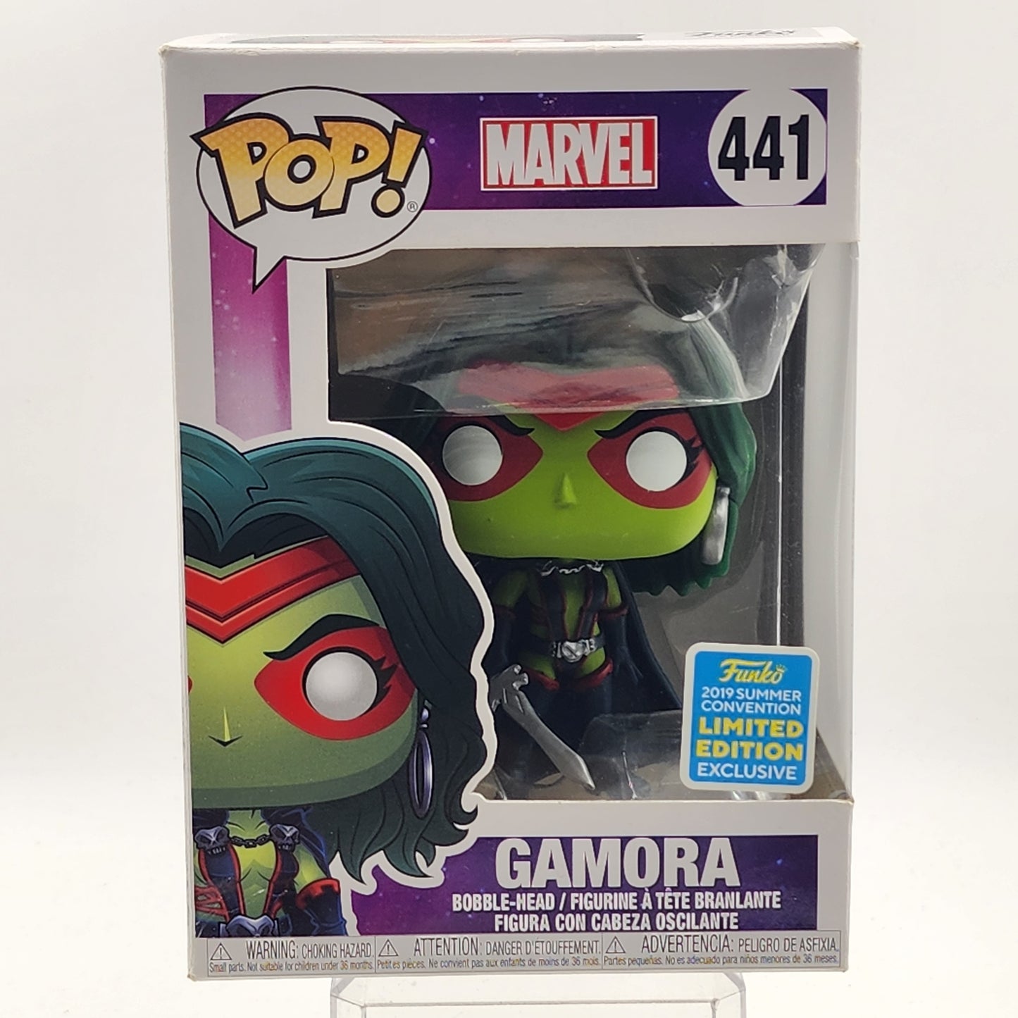 Funko Pop - Guardians o/t Galaxy: Gamora (Comics) (Fall Conv.) #441