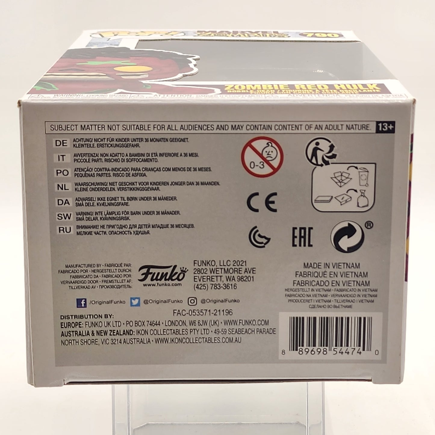 Funko Pop - Marvel Zombies: Zombie Red Hulk #790