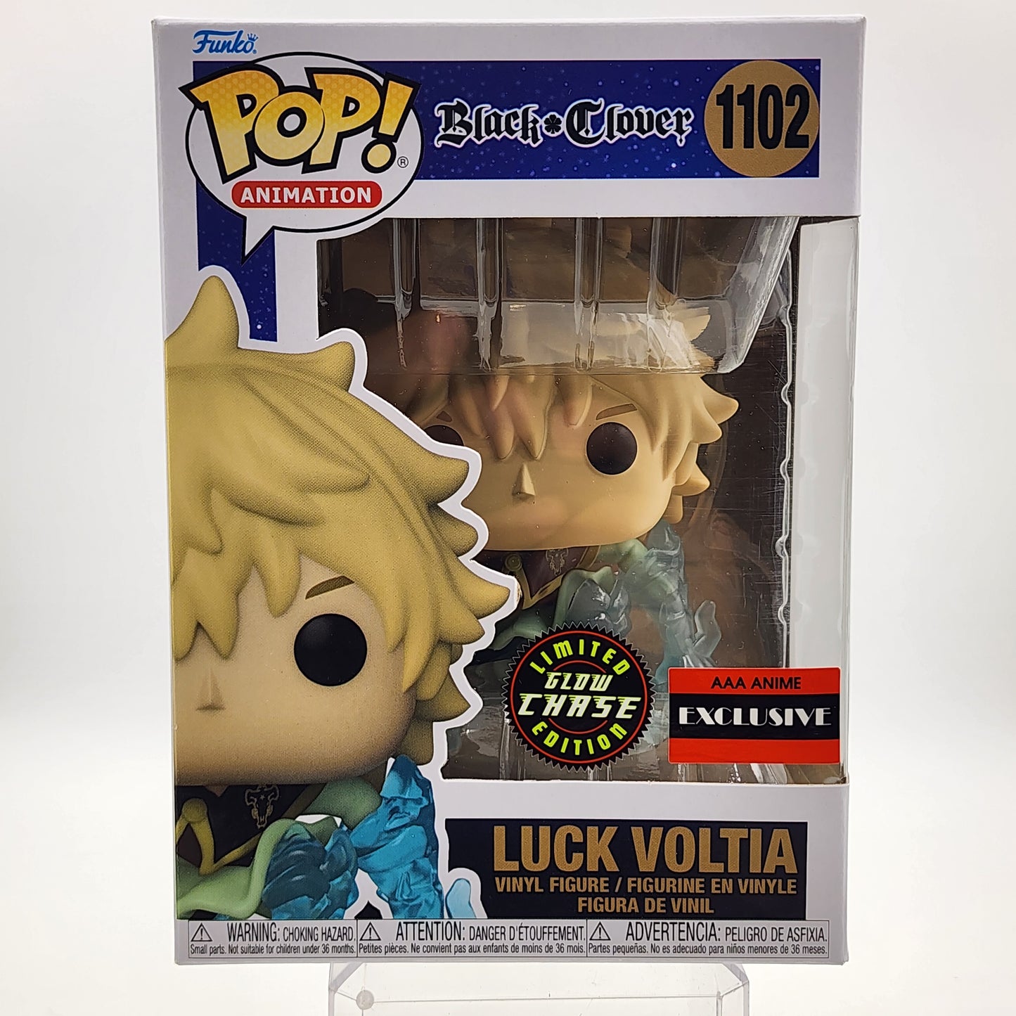 Funko Pop - Black Clover: Luck Voltia (Glow) (Chase) #1102
