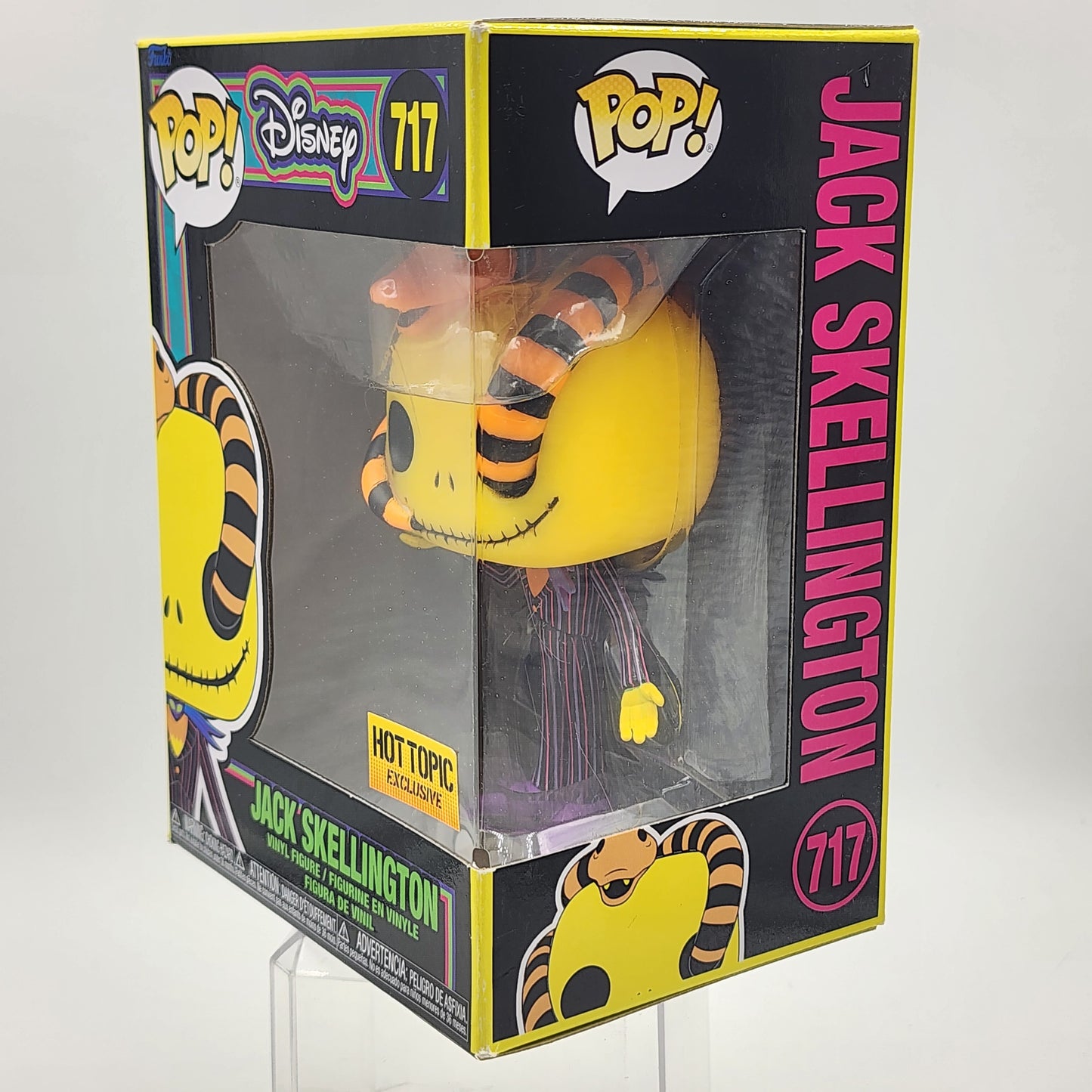 Funko Pop - Nightmare Before Christmas: Jack Skellington with Snake (Blacklight) #717