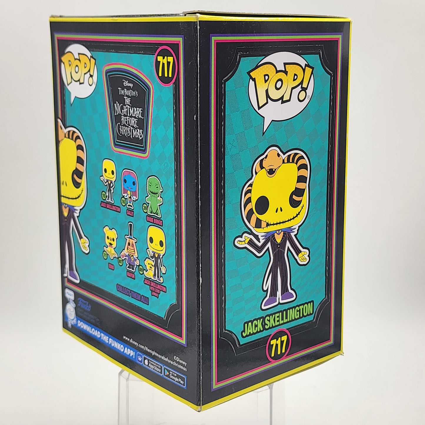 Funko Pop - Nightmare Before Christmas: Jack Skellington with Snake (Blacklight) #717