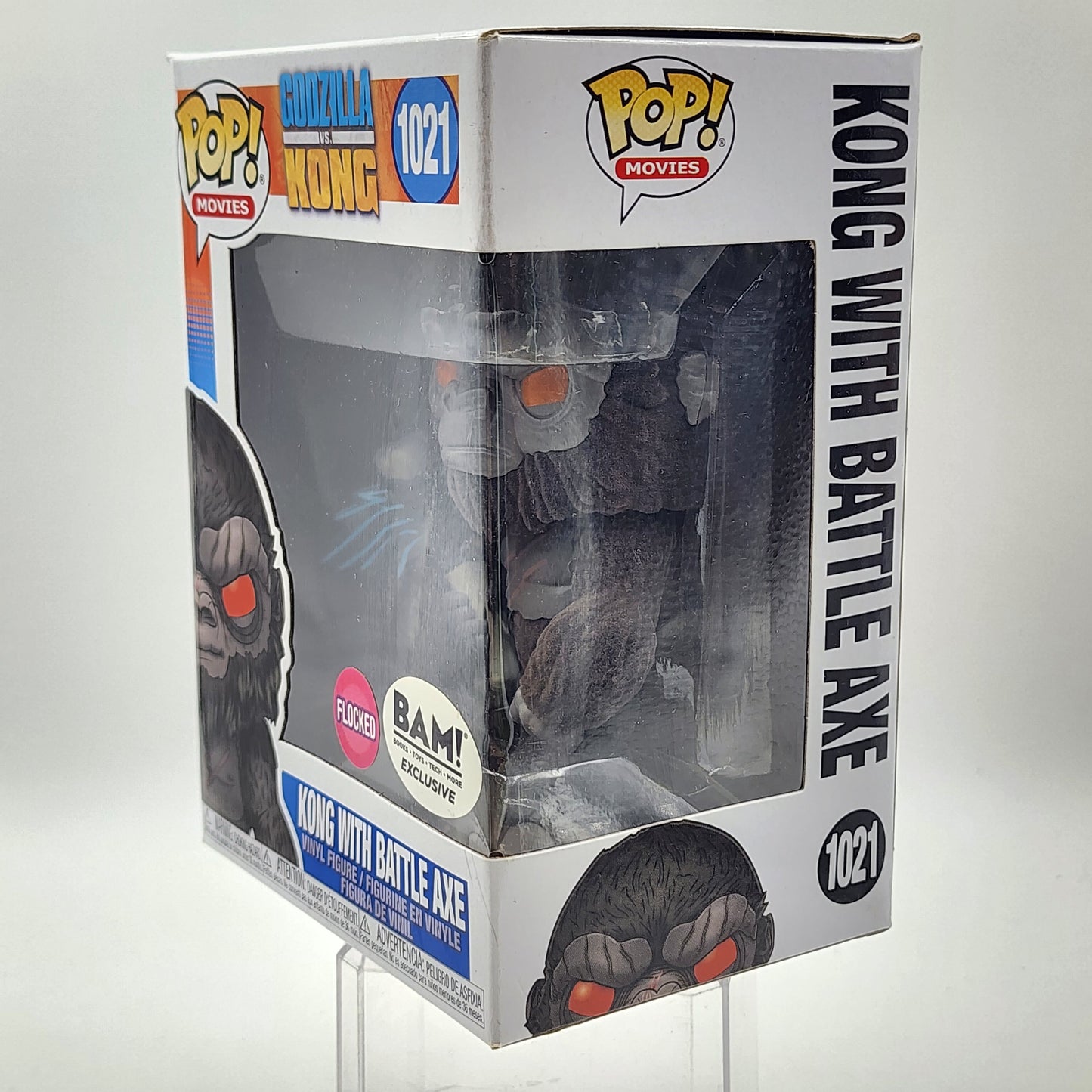 Funko Pop - Godzilla vs Kong: Kong with Battle Axe (Flocked) #1021