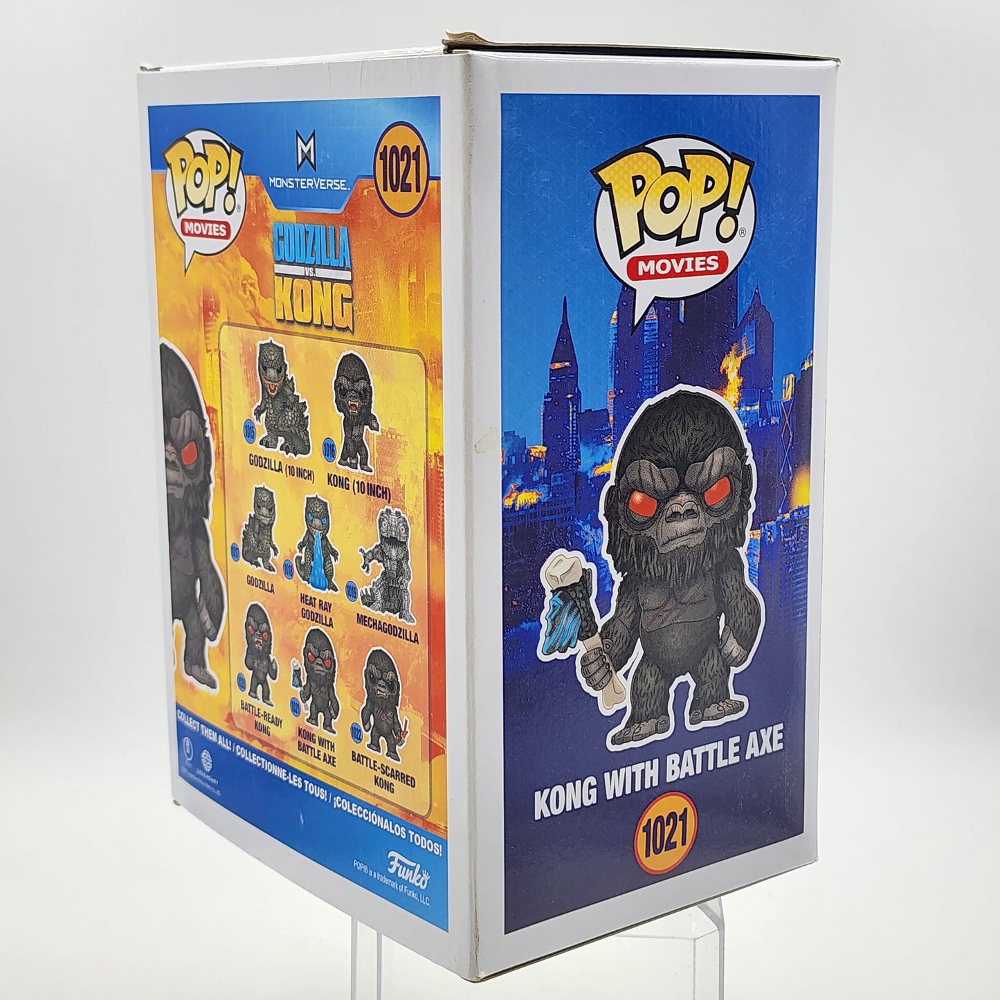 Funko Pop - Godzilla vs Kong: Kong with Battle Axe (Flocked) #1021
