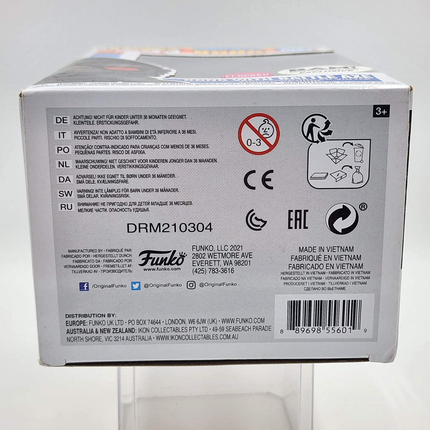 Funko Pop - Godzilla vs Kong: Kong with Battle Axe (Flocked) #1021