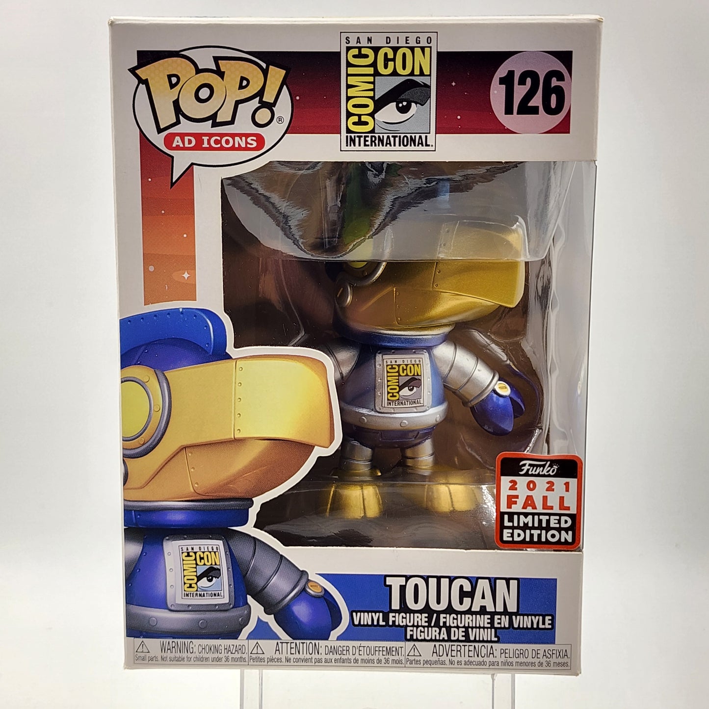 Funko Pop - SDCC: Toucan (Metallic Blue Robot) (Fall) #126