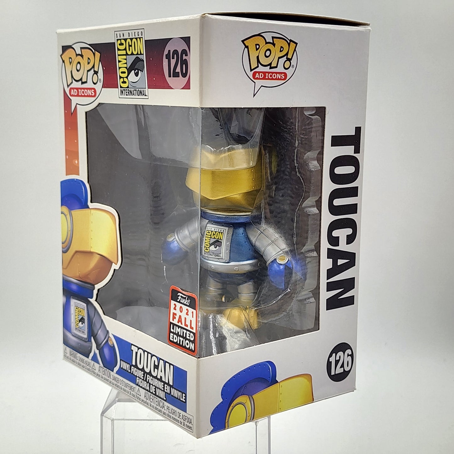 Funko Pop - SDCC: Toucan (Metallic Blue Robot) (Fall) #126