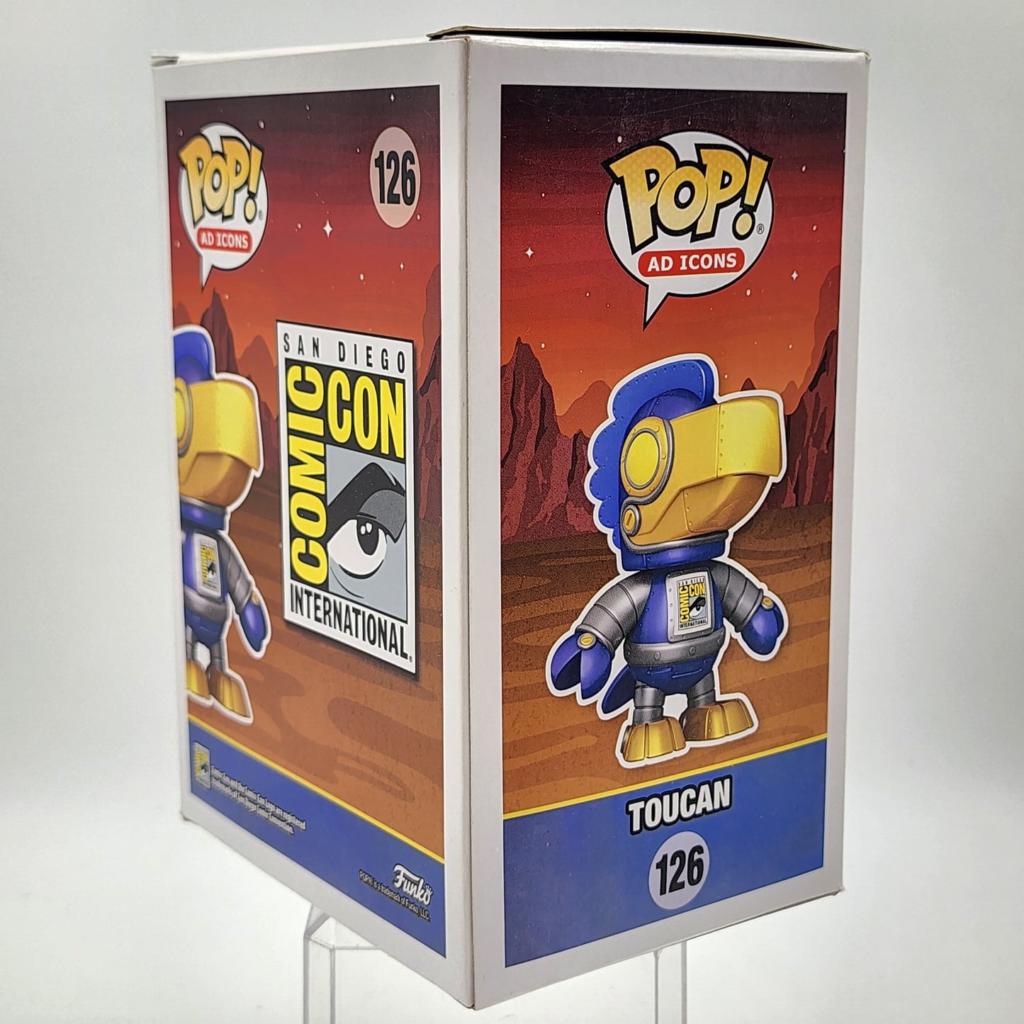 Funko Pop - SDCC: Toucan (Metallic Blue Robot) (Fall) #126