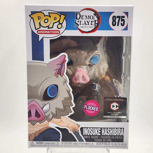 Funko Pop - Demon Slayer: Inosuke Hashibira (Flocked) #875