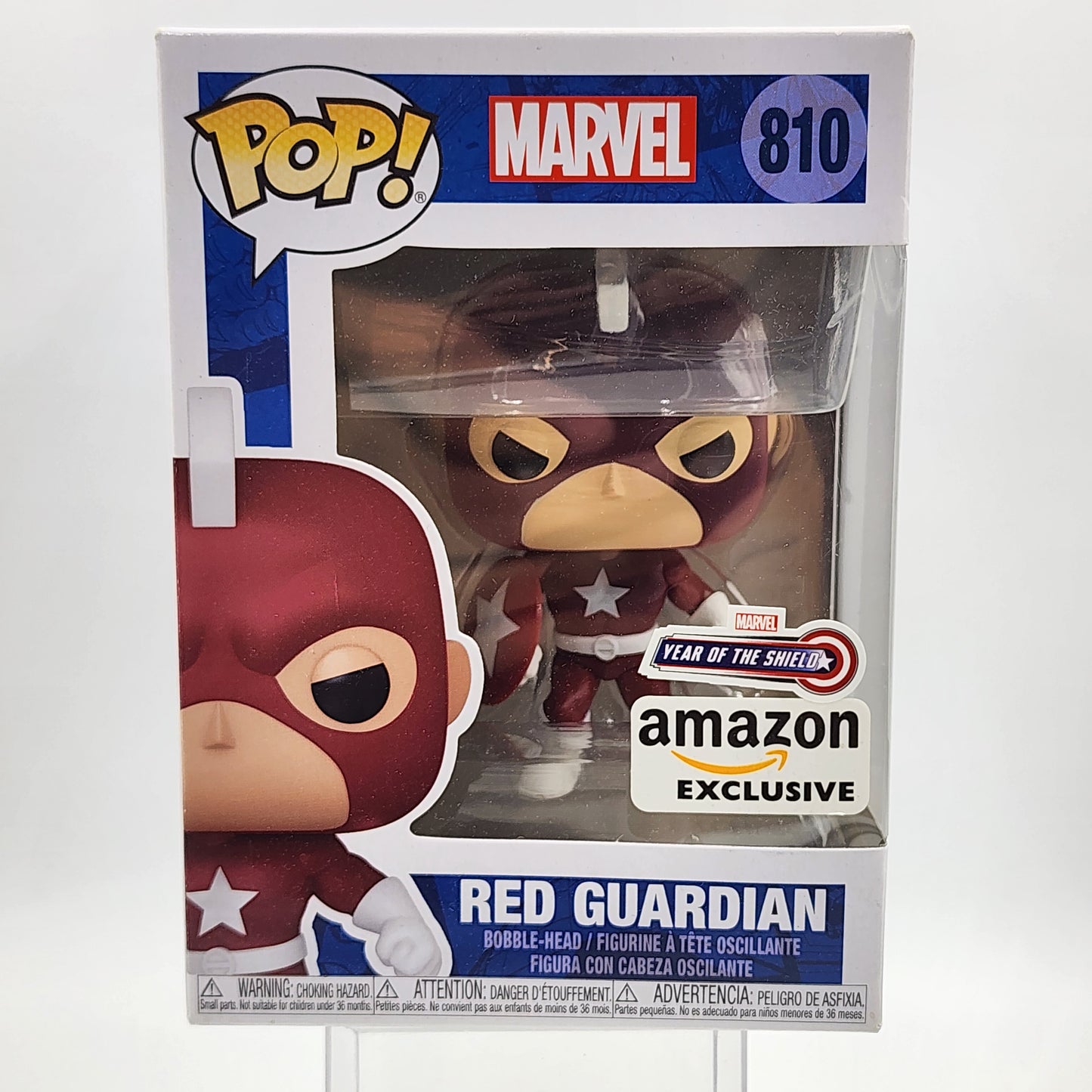 Funko Pop - Marvel: Read Guardian (Year of the Shield) #810