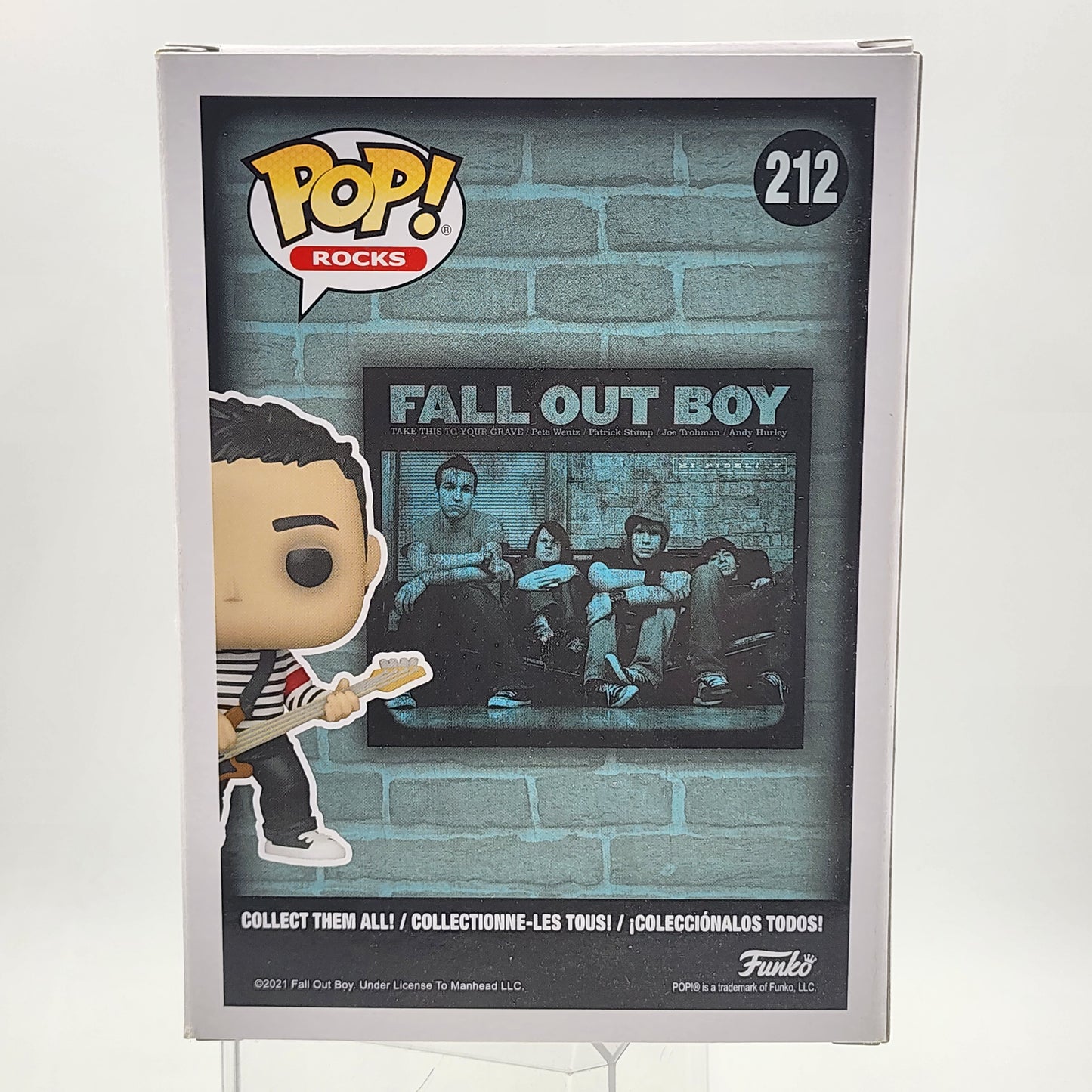 Funko Pop - Rocks: Pete Wentz (Hot Topic) #212