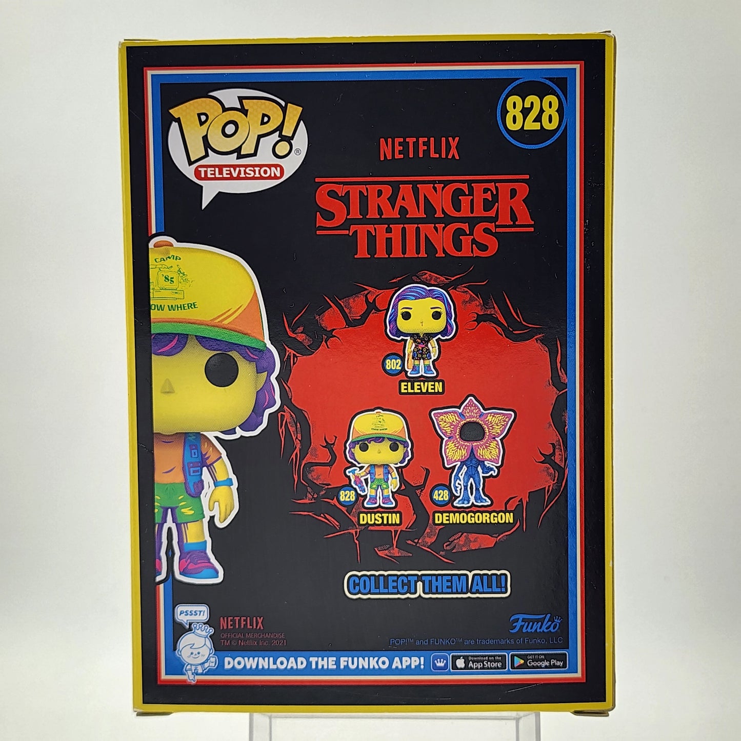 Funko Pop - Stranger Things: Dustin (Blacklight) #828