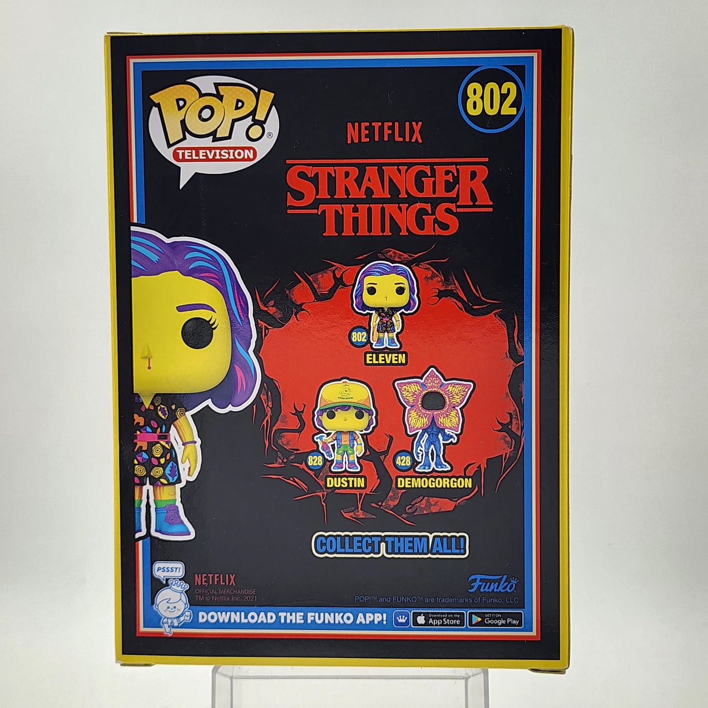 Funko Pop - Stranger Things: Eleven (Blacklight) #802