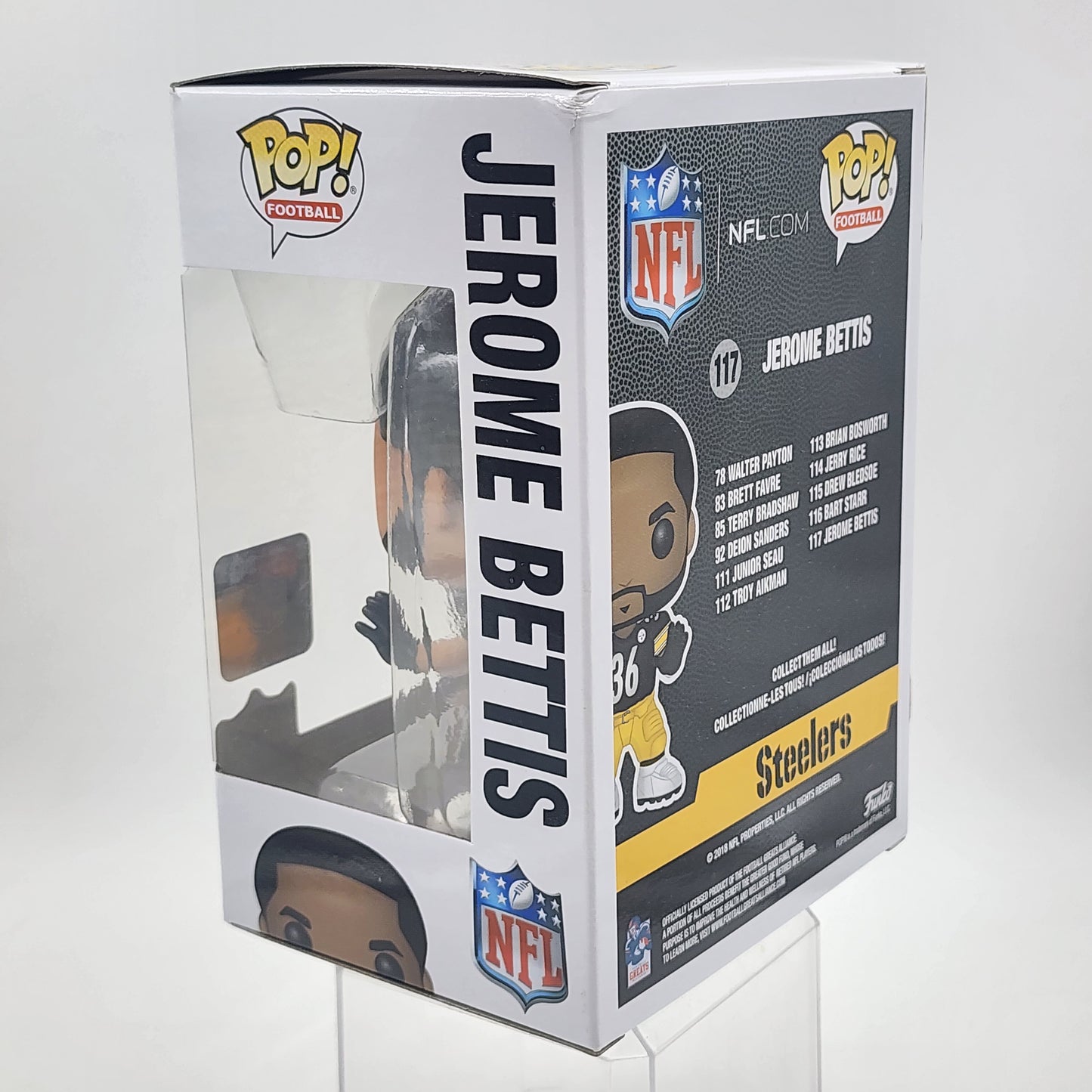 Funko Pop - NFL: Steelers: Jerome Bettis #117