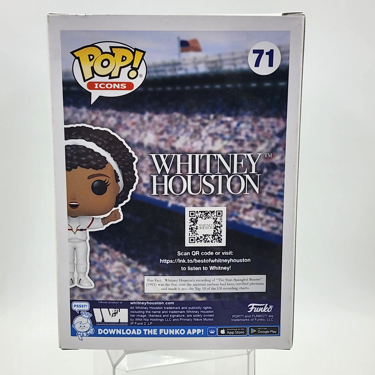 Funko Pop - Icons: Whitney Houston (Super Bowl) #71