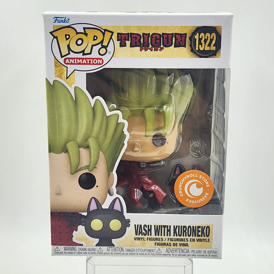 Funko Pop - Trigun: Vash With Kuroneko #1322 (Crunchyroll)