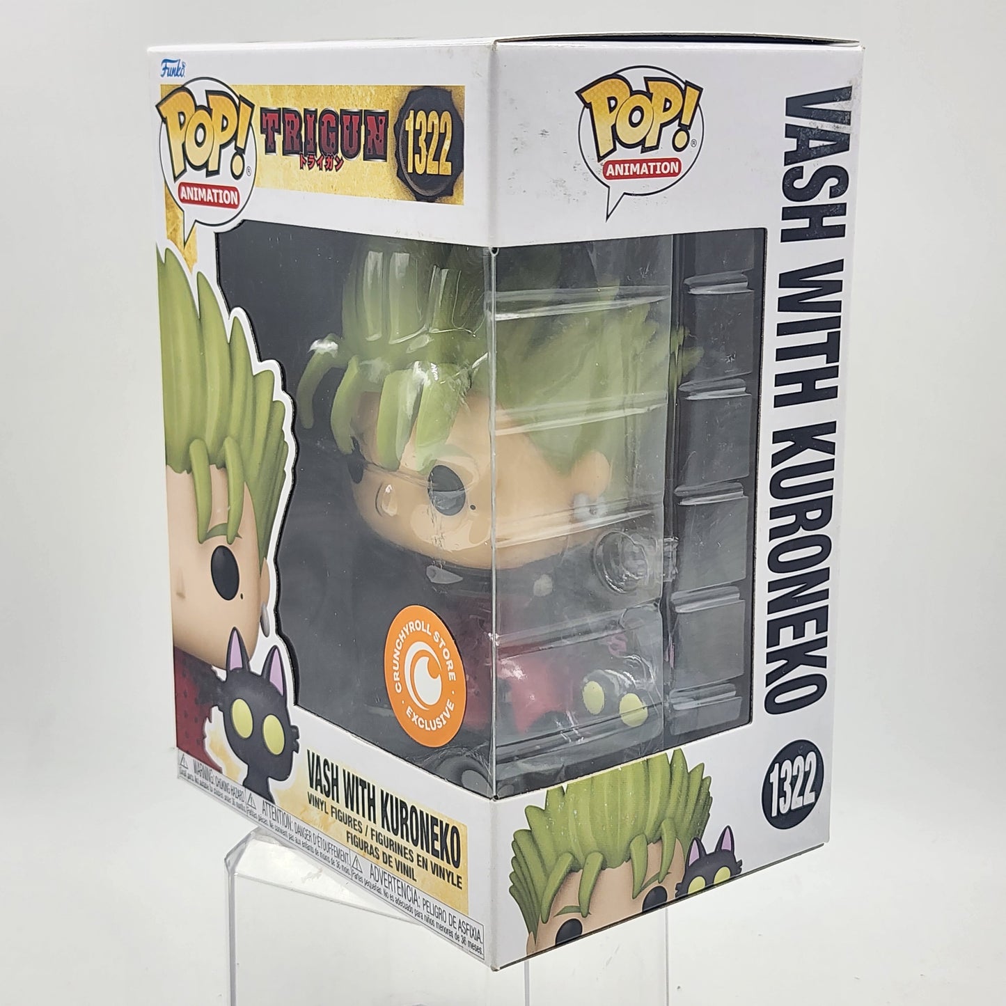 Funko Pop - Trigun: Vash With Kuroneko #1322 (Crunchyroll)