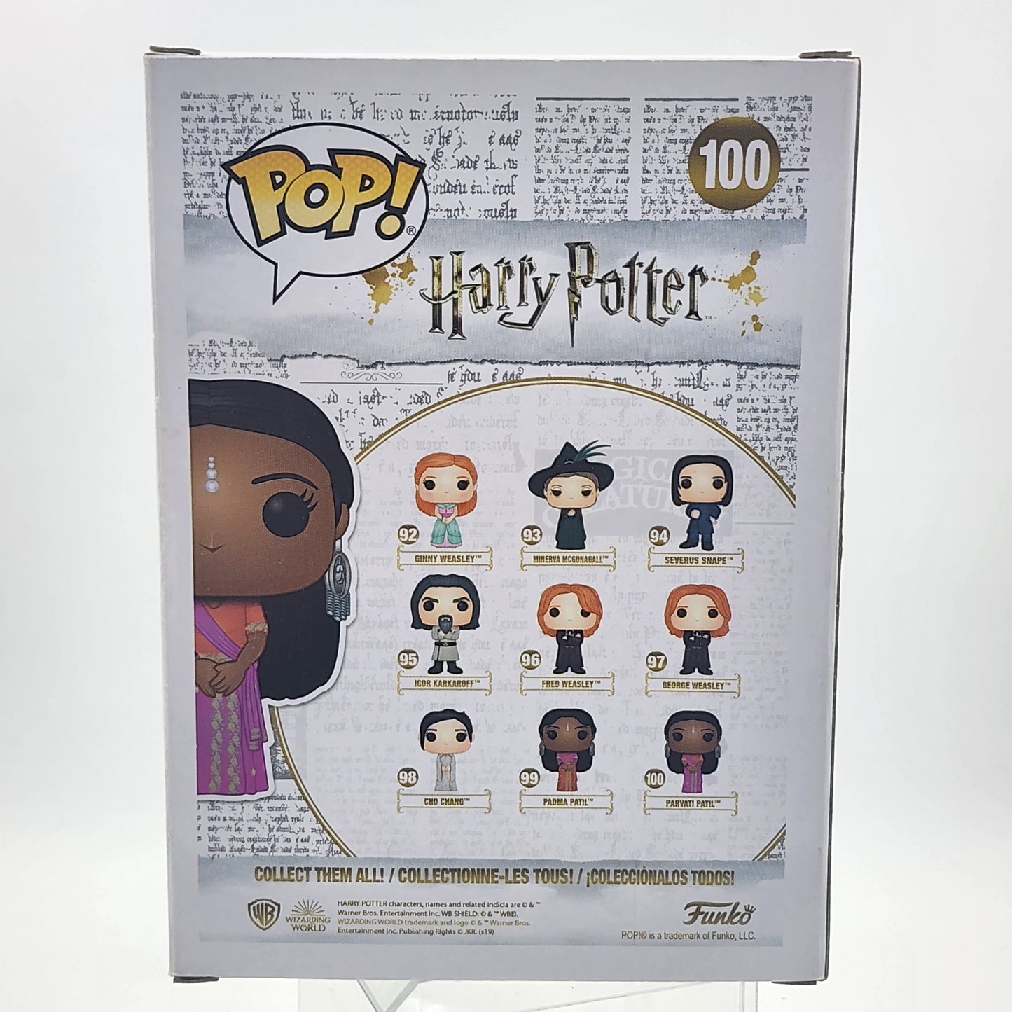 Funko Pop - Harry Potter: Parvati Patil (Yule Ball) #100