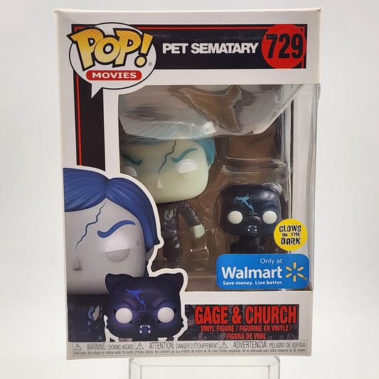 Funko Pop - Pet Sematary: Gage & Church (Undead)(Glow) #729